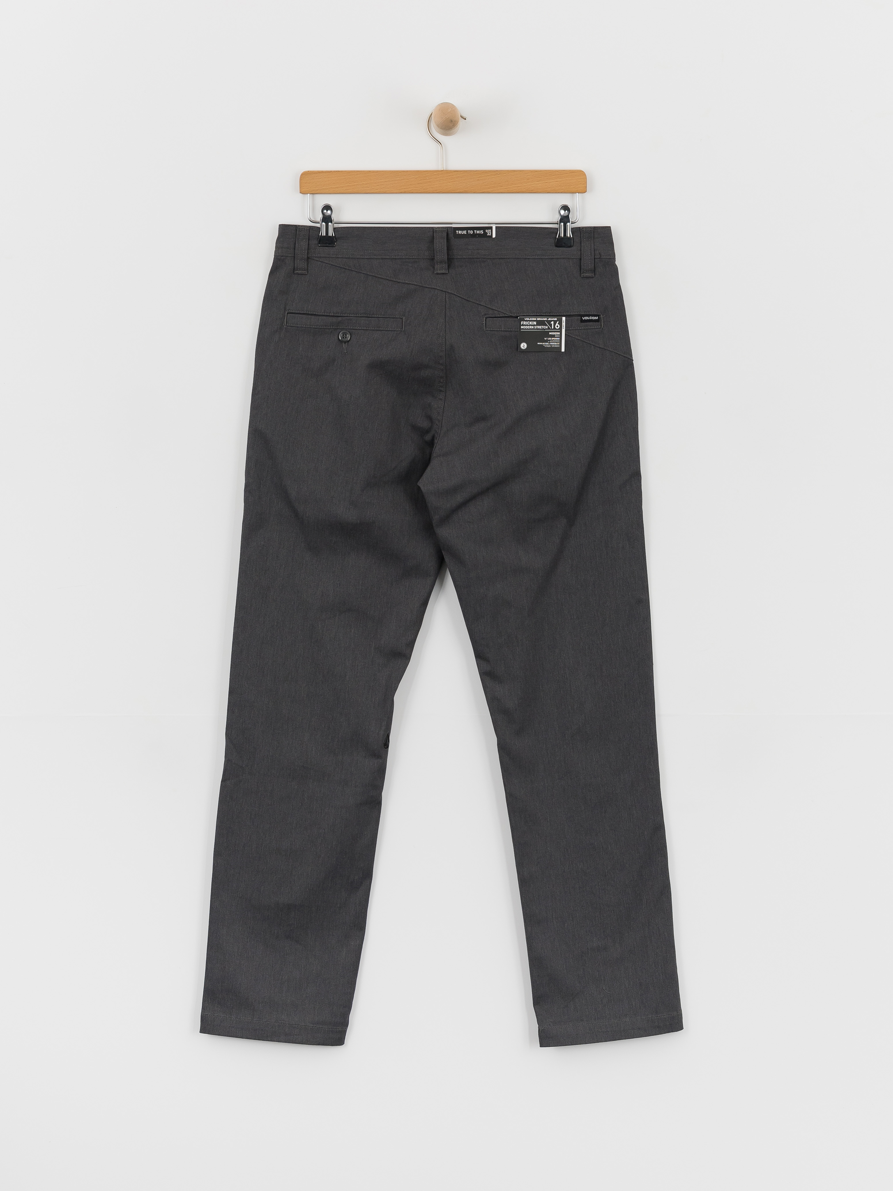 Kalhoty Volcom Frickin Modern Stret (charcoal heather)