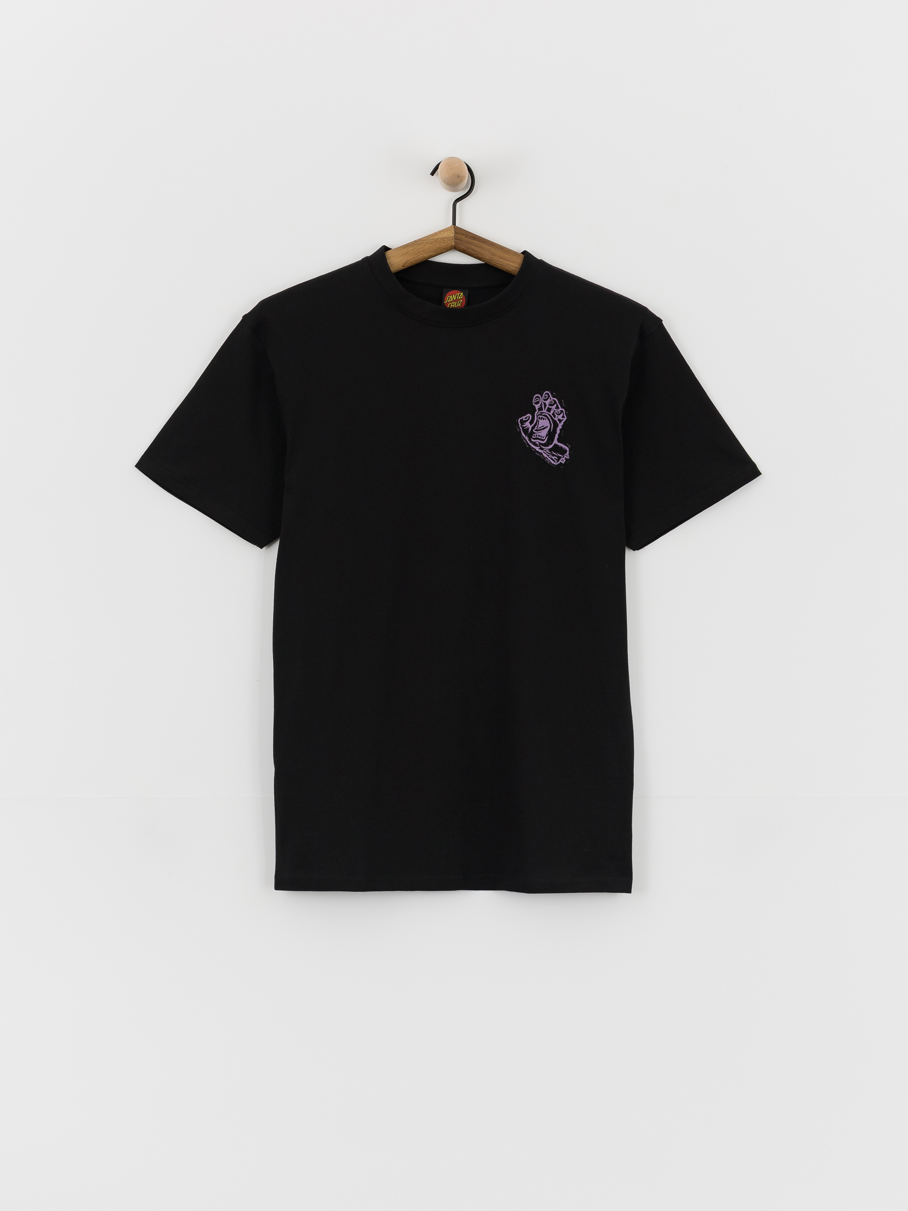 Tričko Santa Cruz Stamped Screaming Hand (black)