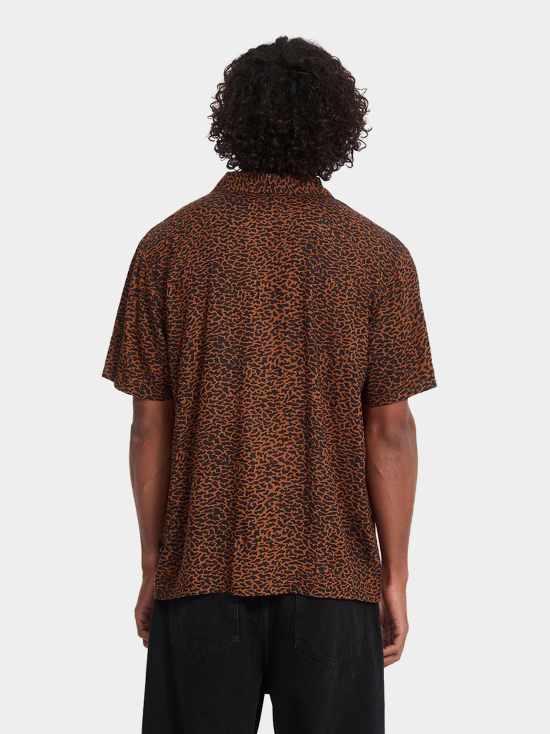 Košile Volcom Utopias Print (brown horn)