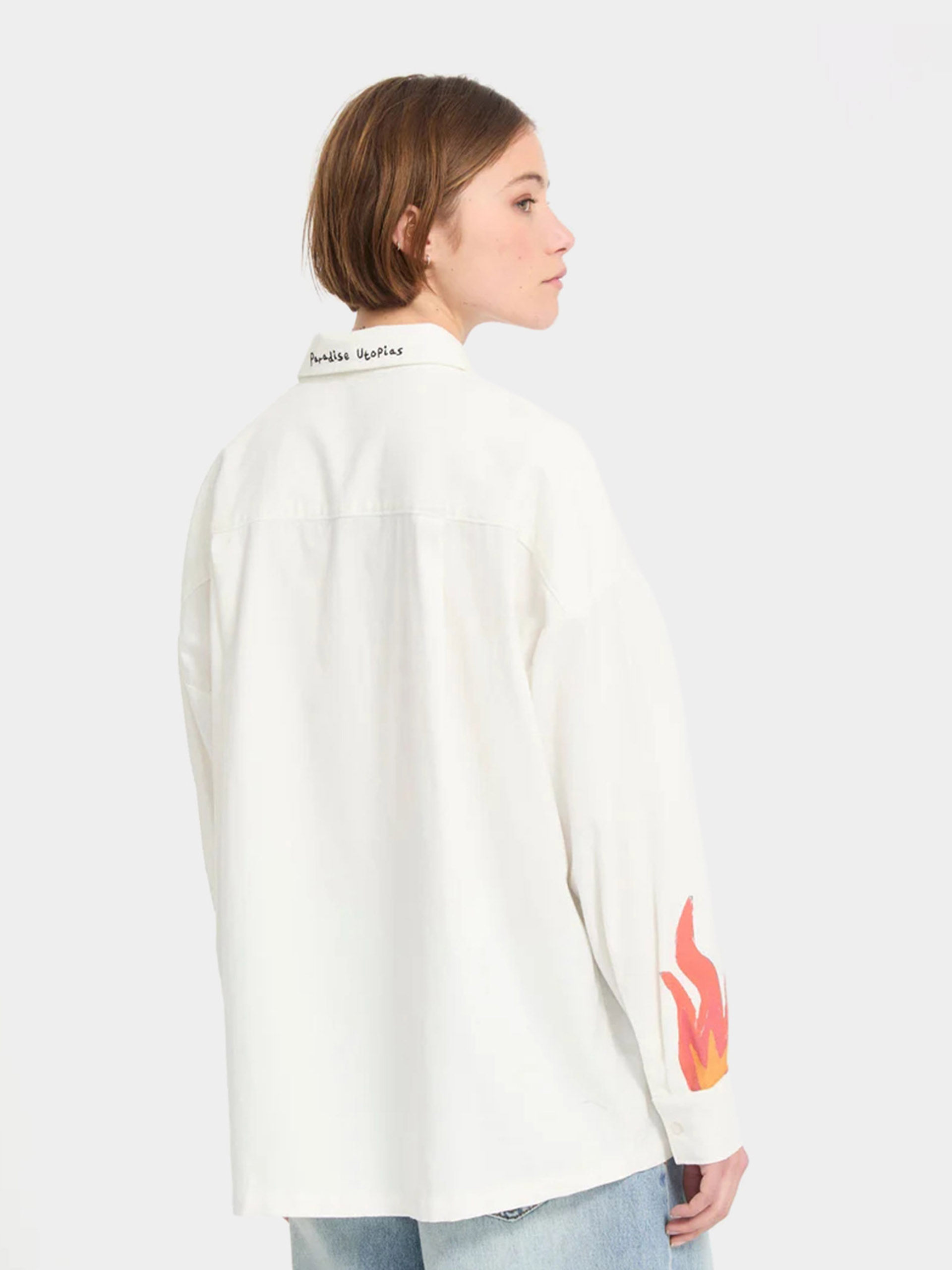 Košile Volcom Fa Mickey Mason Wmn (off white)