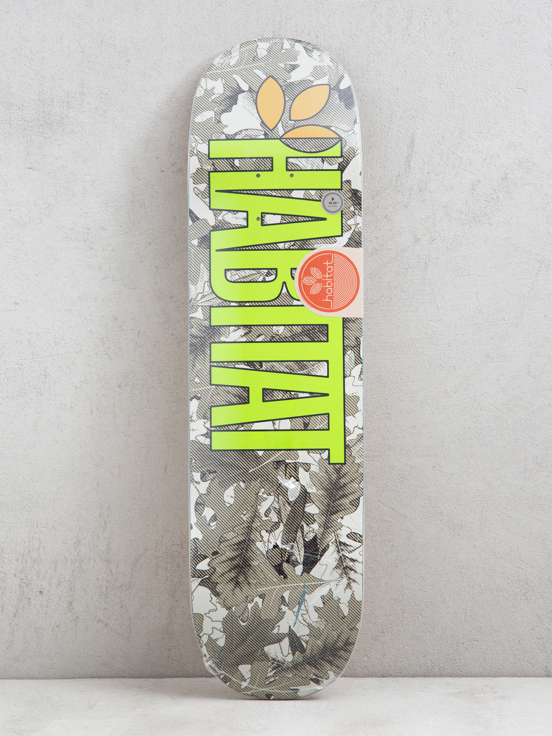 Deska Habitat Oak (grey/lime green)