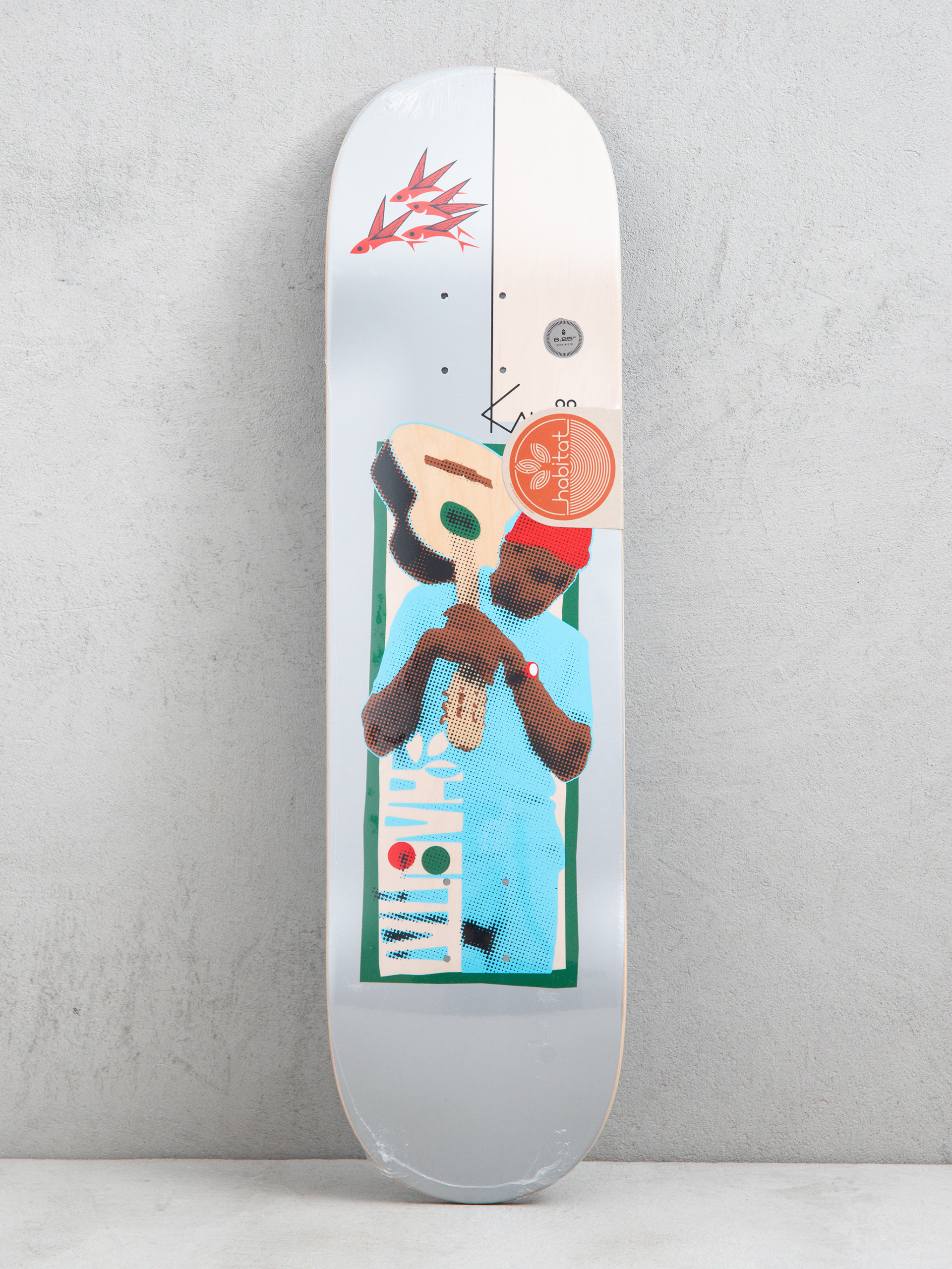 Deska Habitat Kaue Cossa Seagaze (silver)