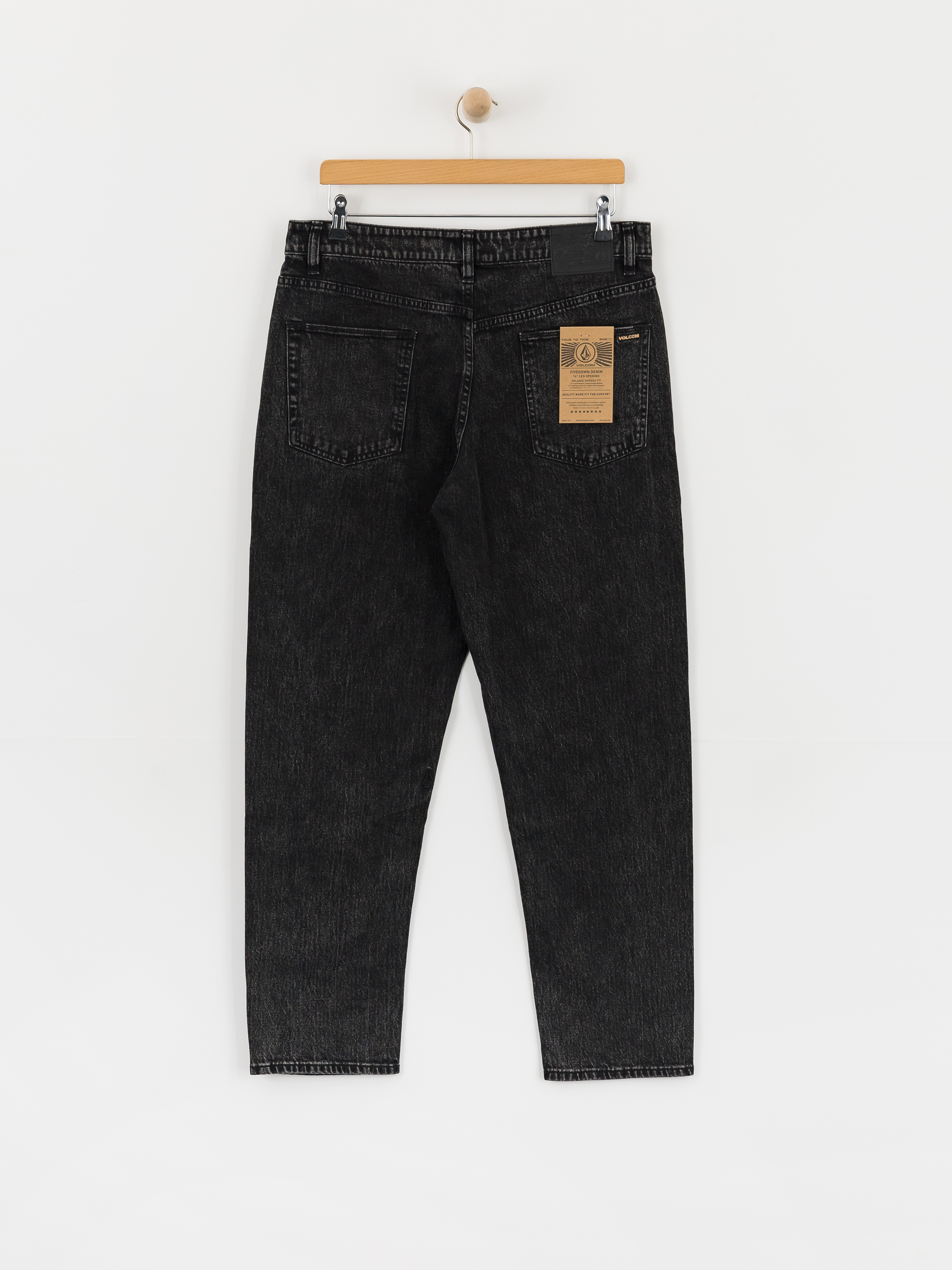 Kalhoty Volcom Fivedown (blackity black)