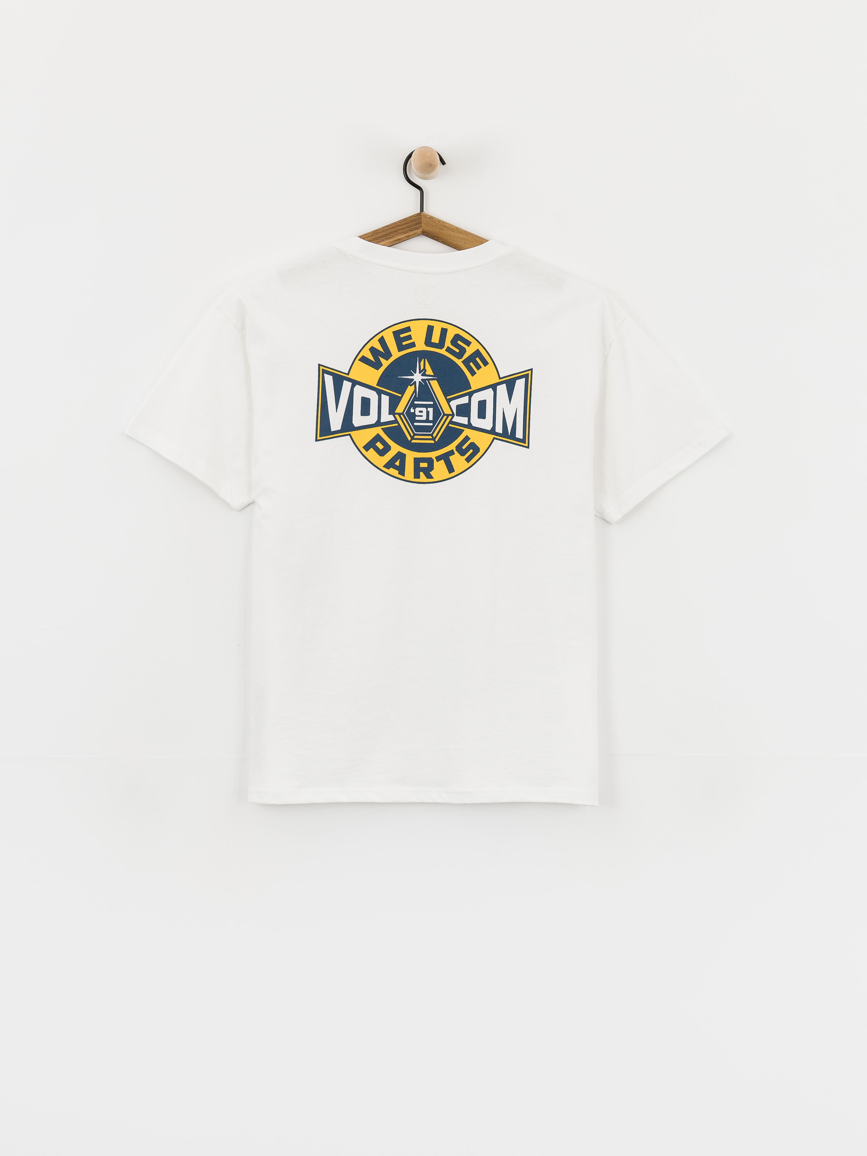 Tričko Volcom Parted Out Pocket (white)