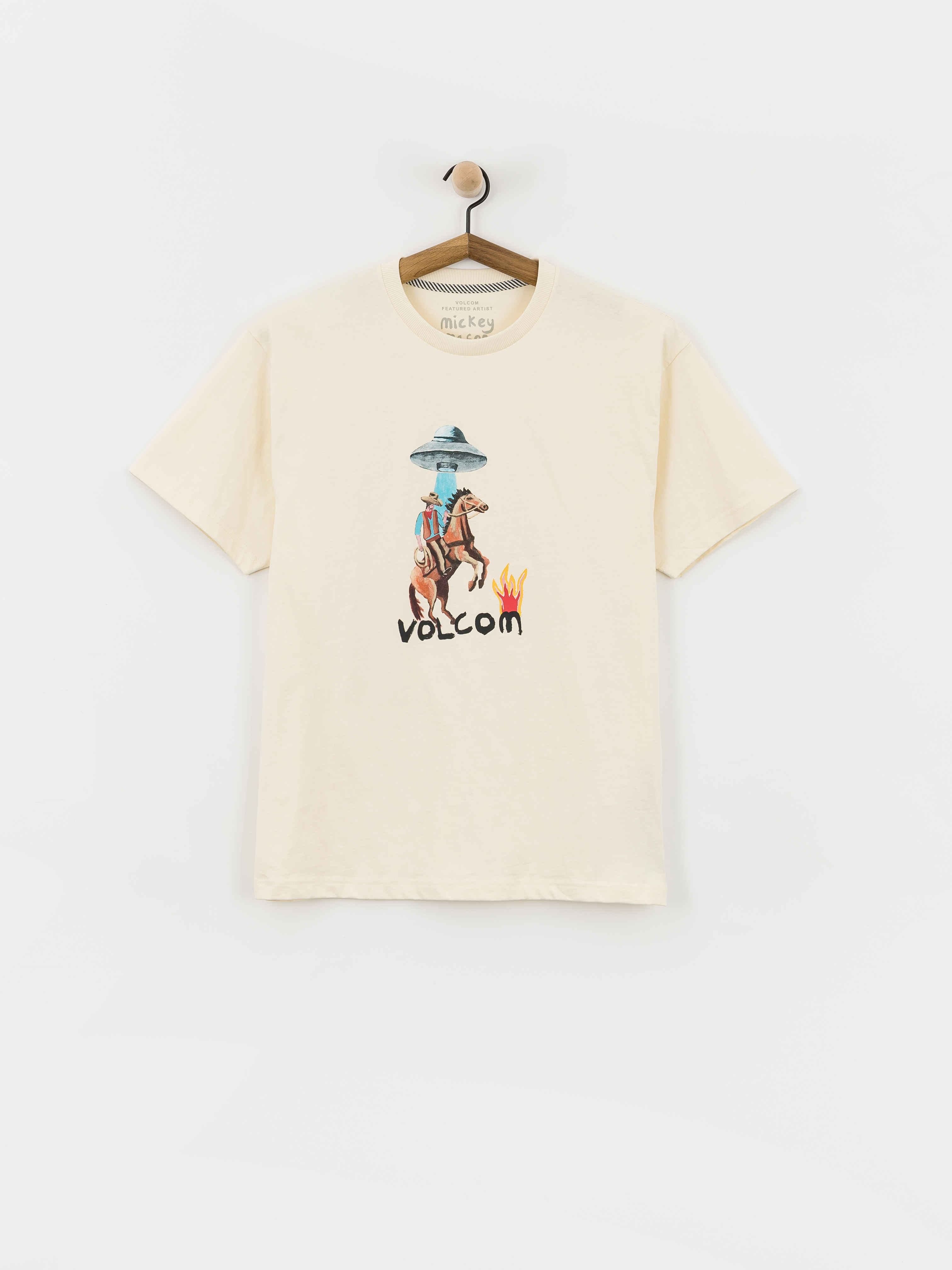 Tričko Volcom Fa Mickey Mason 1 (dirty white)