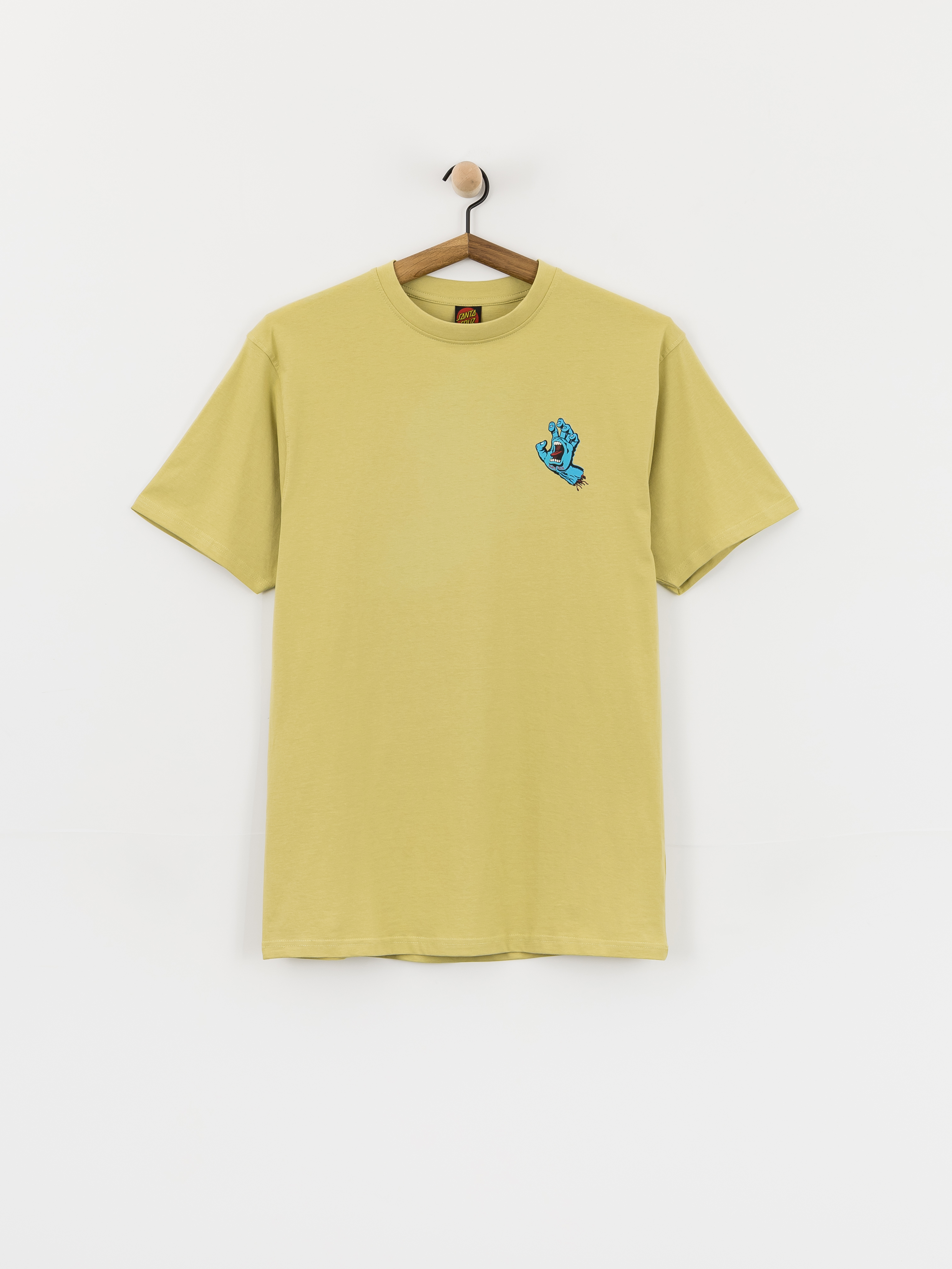 Tričko Santa Cruz Screaming Hand Chest (faded khaki)