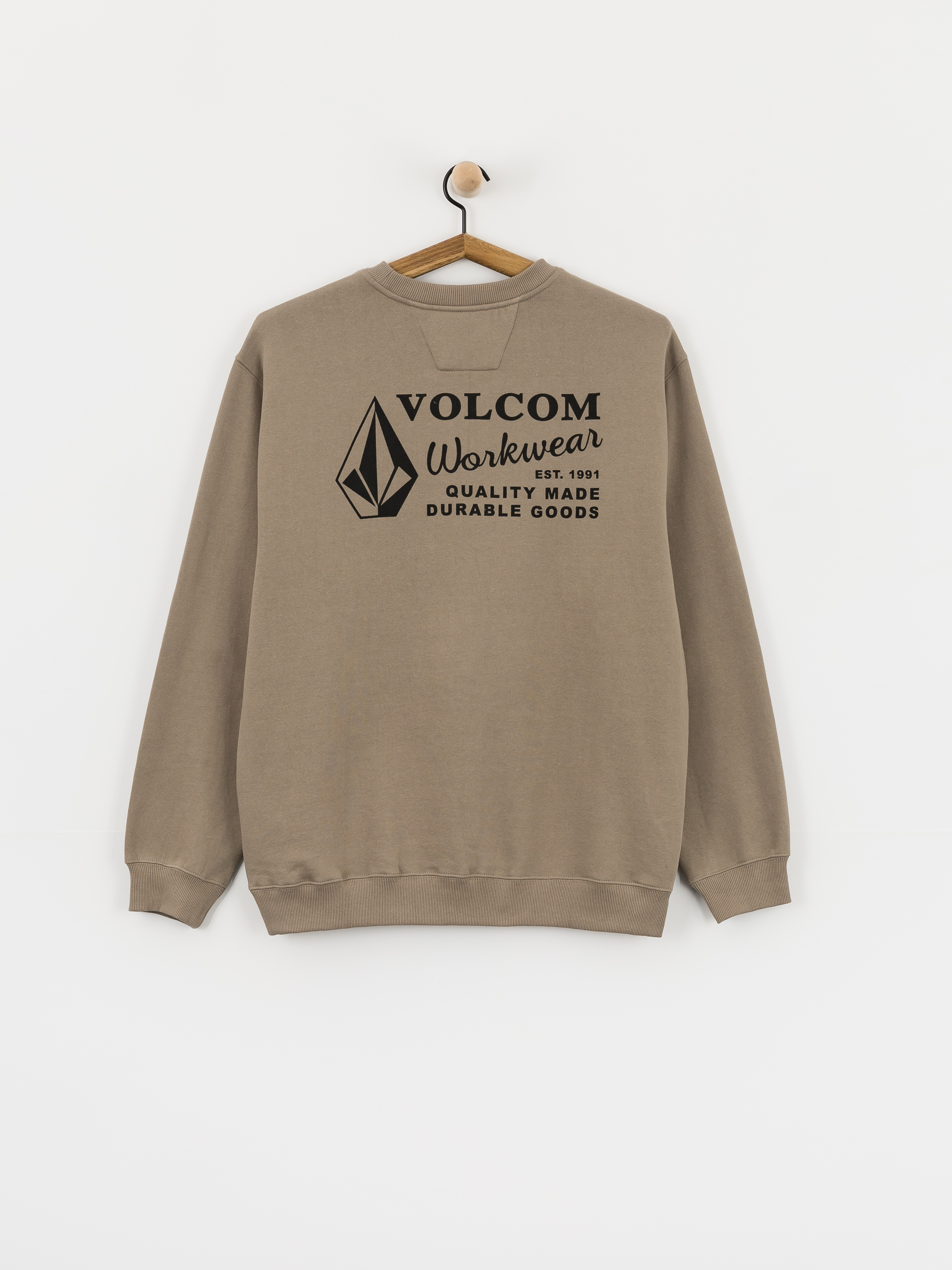 Mikina Volcom Workwear Crew (brindle)