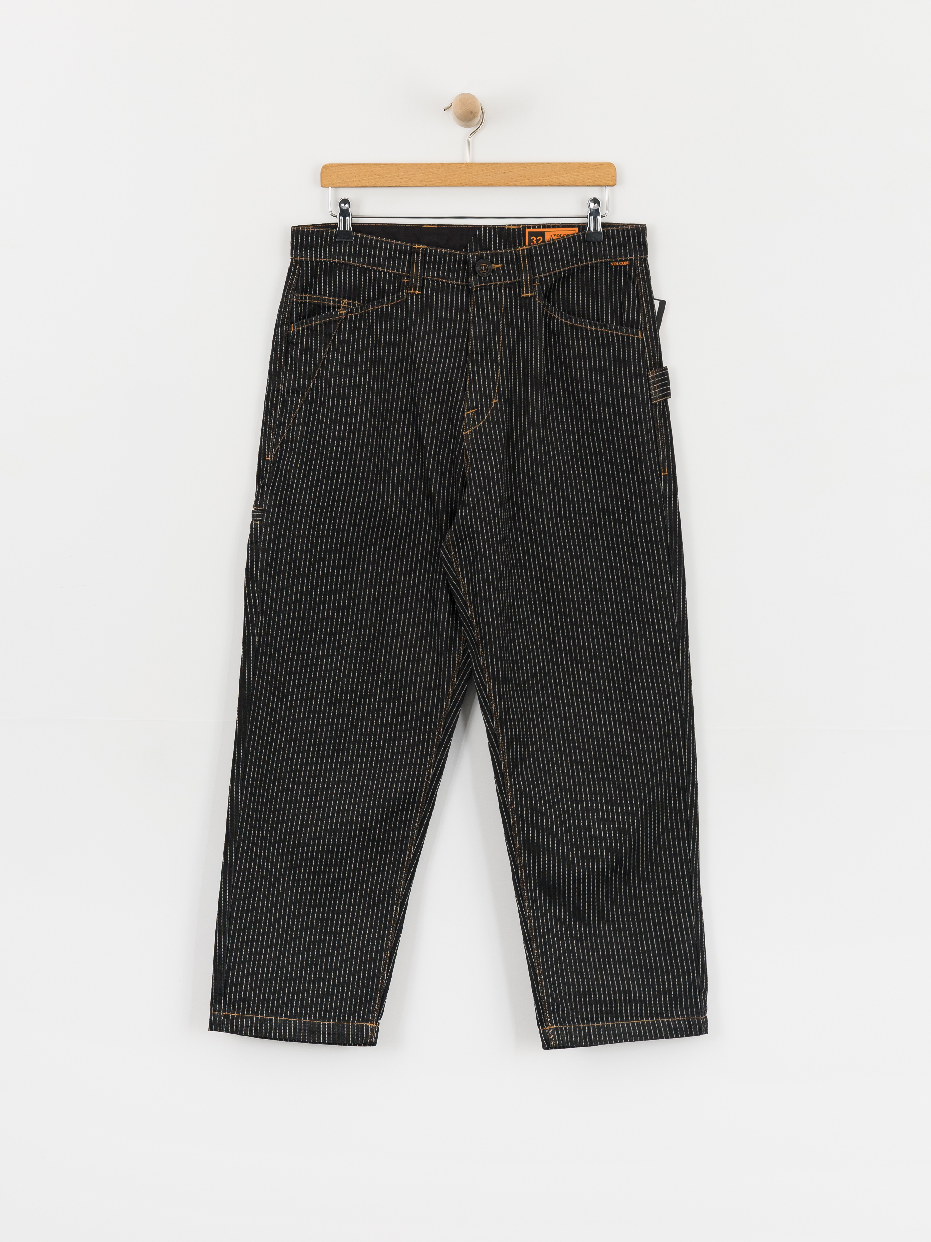 Kalhoty Volcom Work Dialed (black stripe)