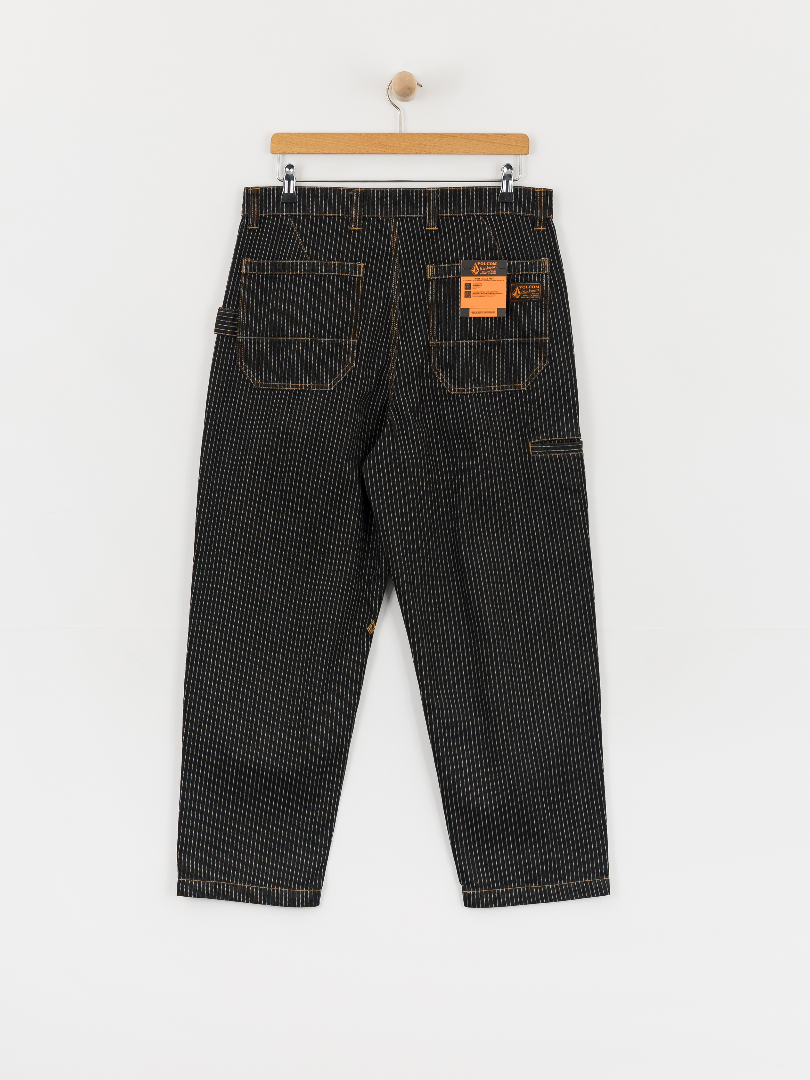 Kalhoty Volcom Work Dialed (black stripe)