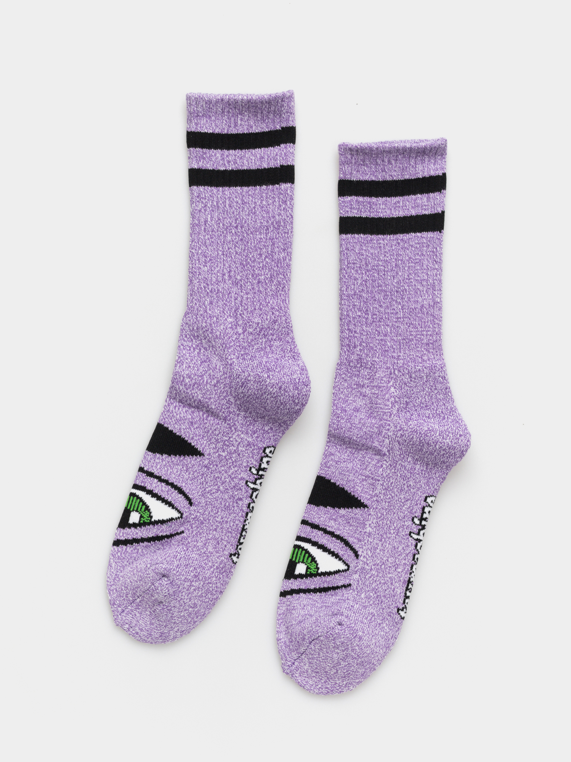 Ponožky Toy Machine Heather Sect Eye (purple)