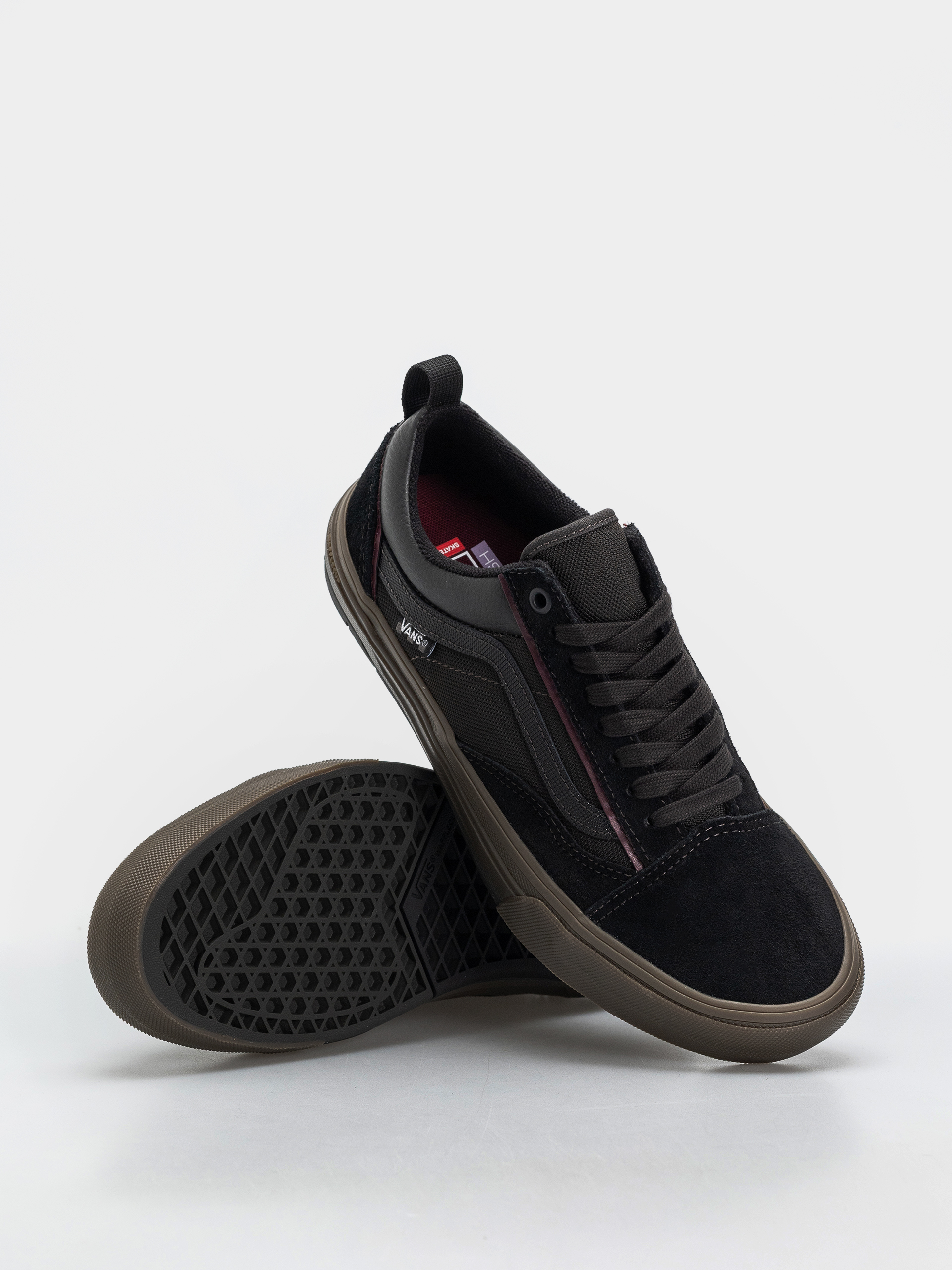 Boty Vans Skate Old Skool Wafflecup (black/dark gum)