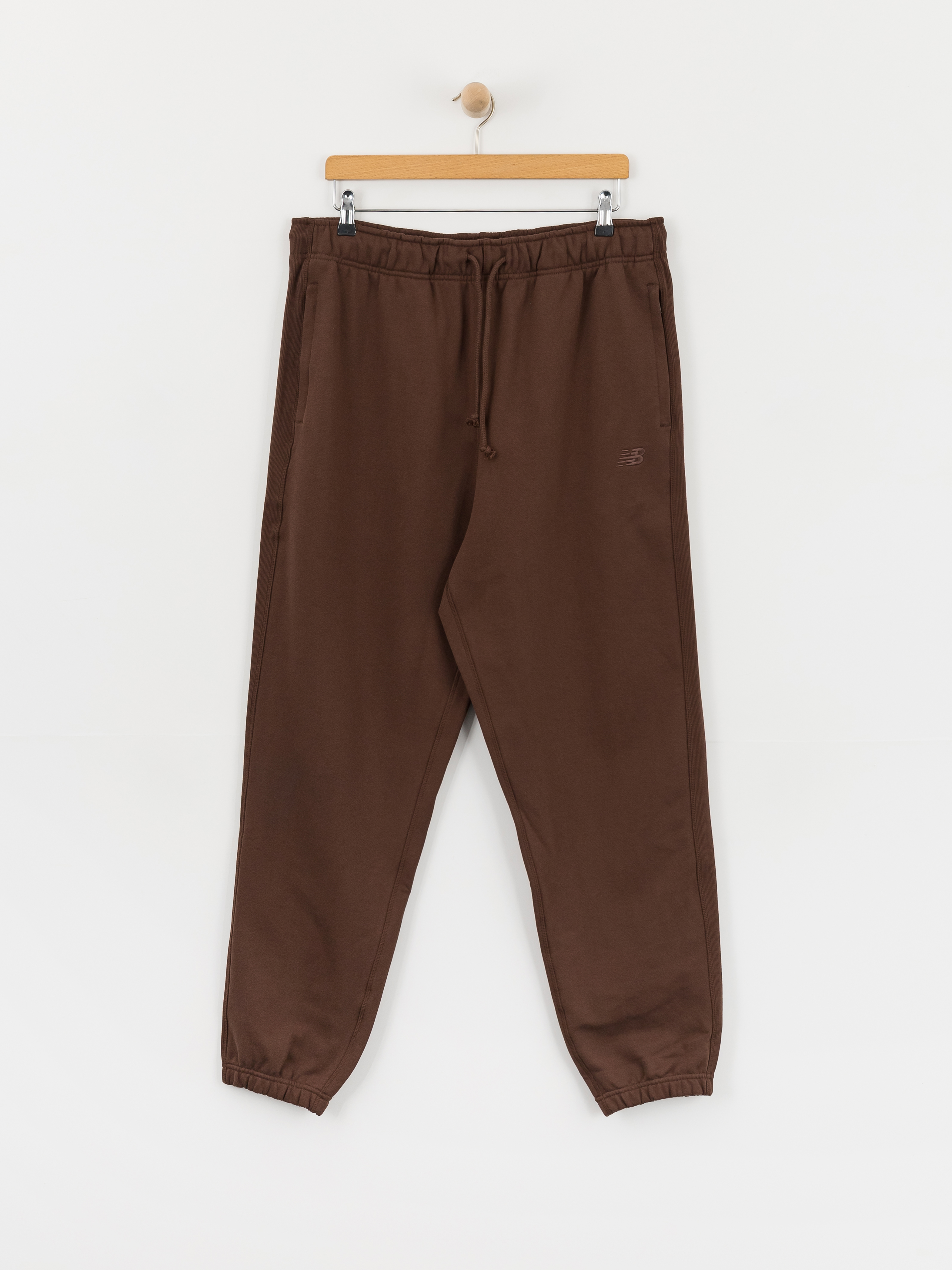 Kalhoty New Balance Athletics French Terry Jogger (pumpernickel)