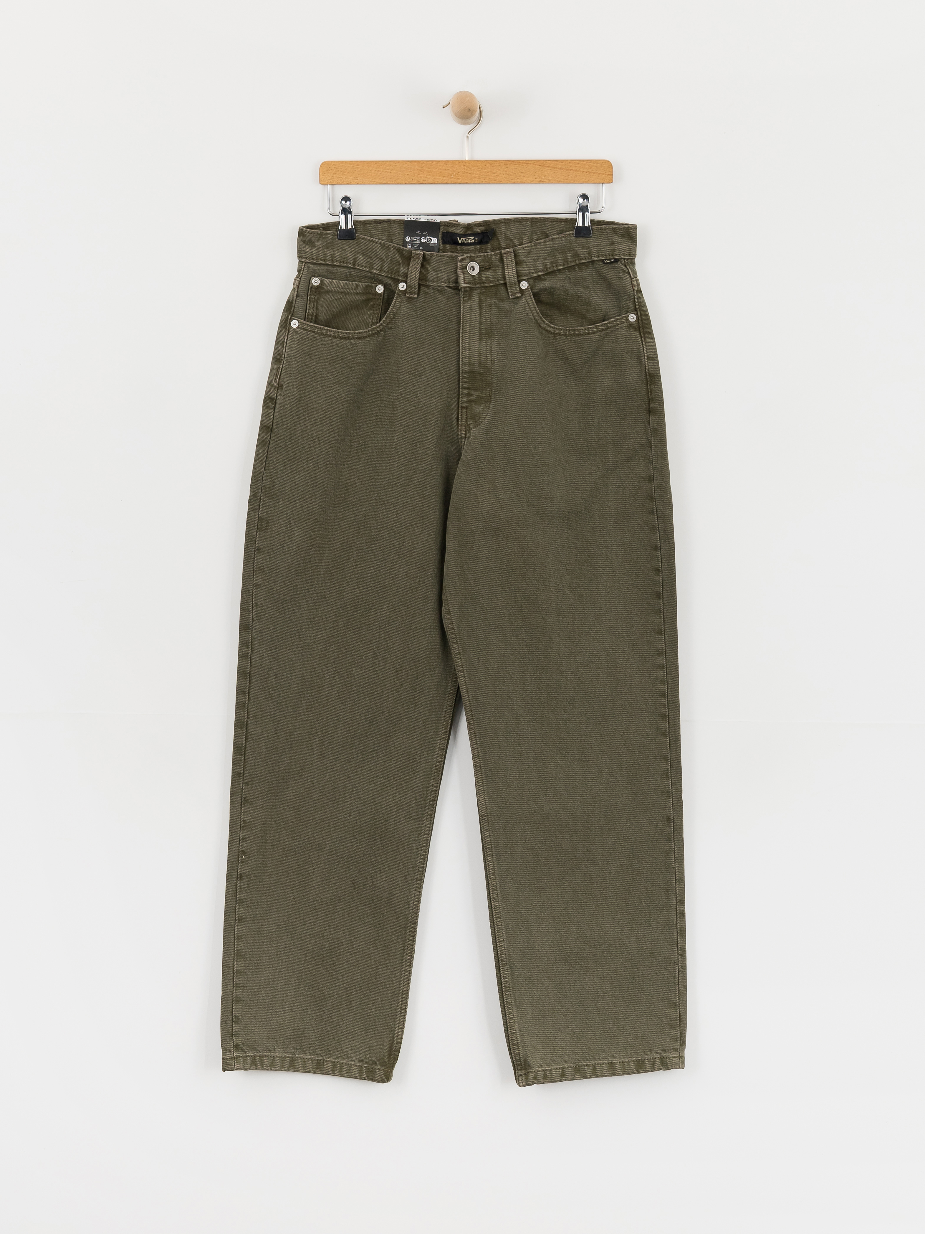 Kalhoty Vans Check 5 Loose Denim (mossy olive)