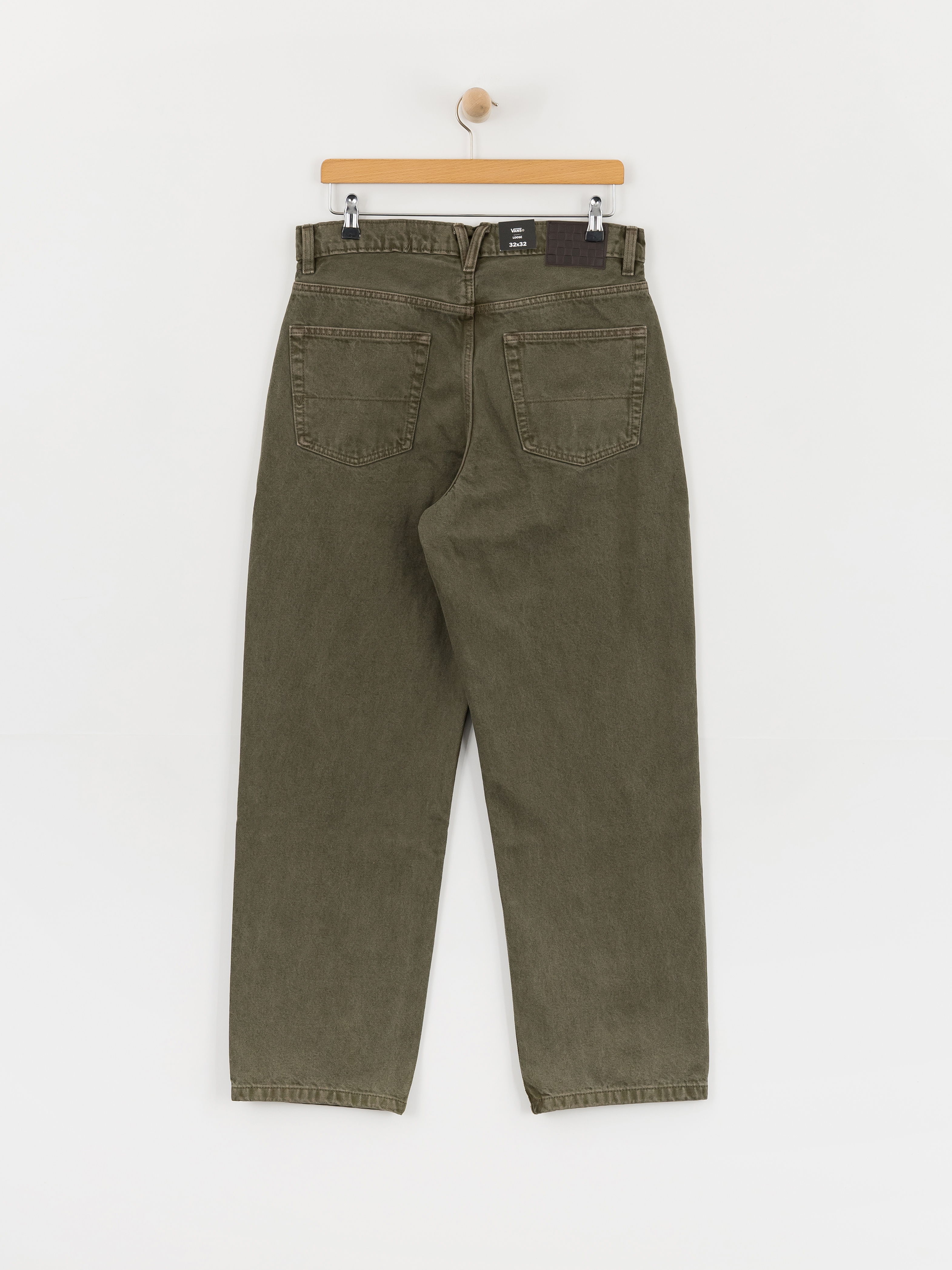Kalhoty Vans Check 5 Loose Denim (mossy olive)