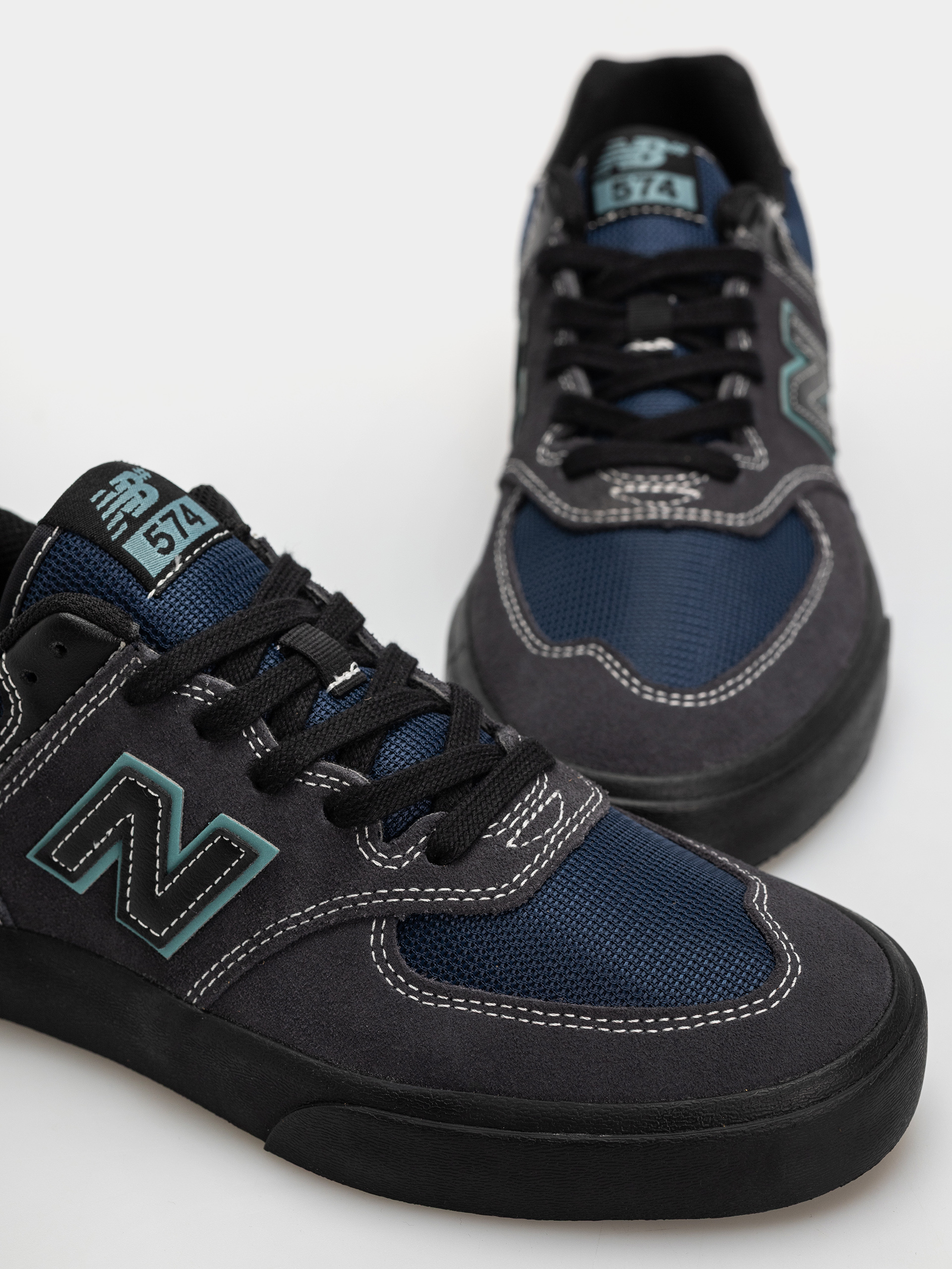 Boty New Balance 574 (faded black/faded teal)