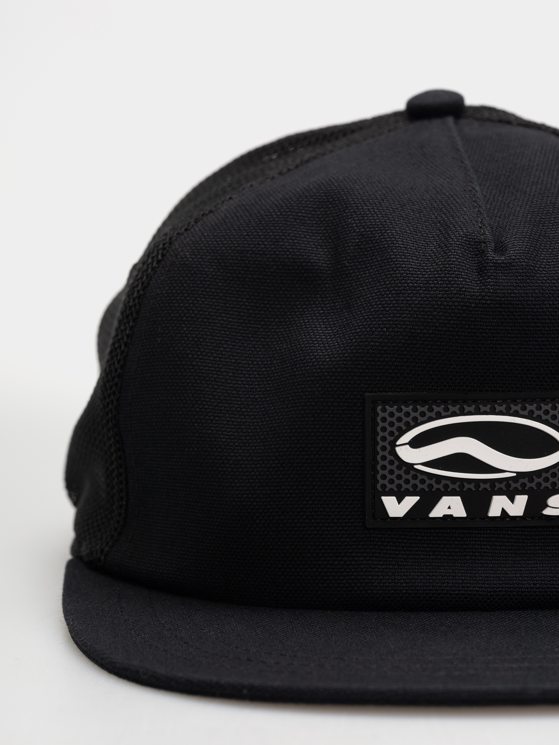 Kšiltovka  Vans Sidestripe Unstructured Trucker (black)