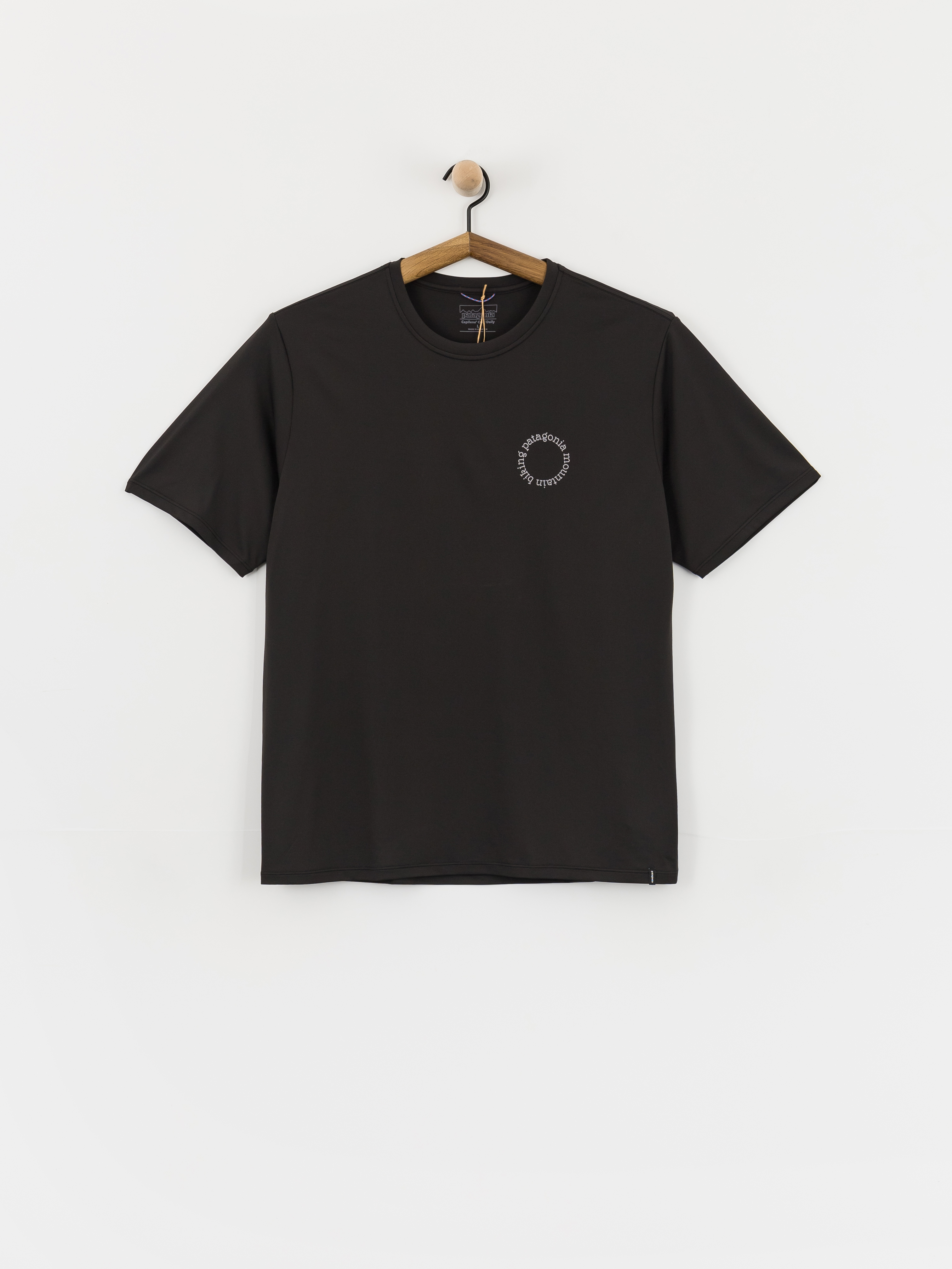 Tričko Patagonia Capilene Cool Spoke Stencil (black)