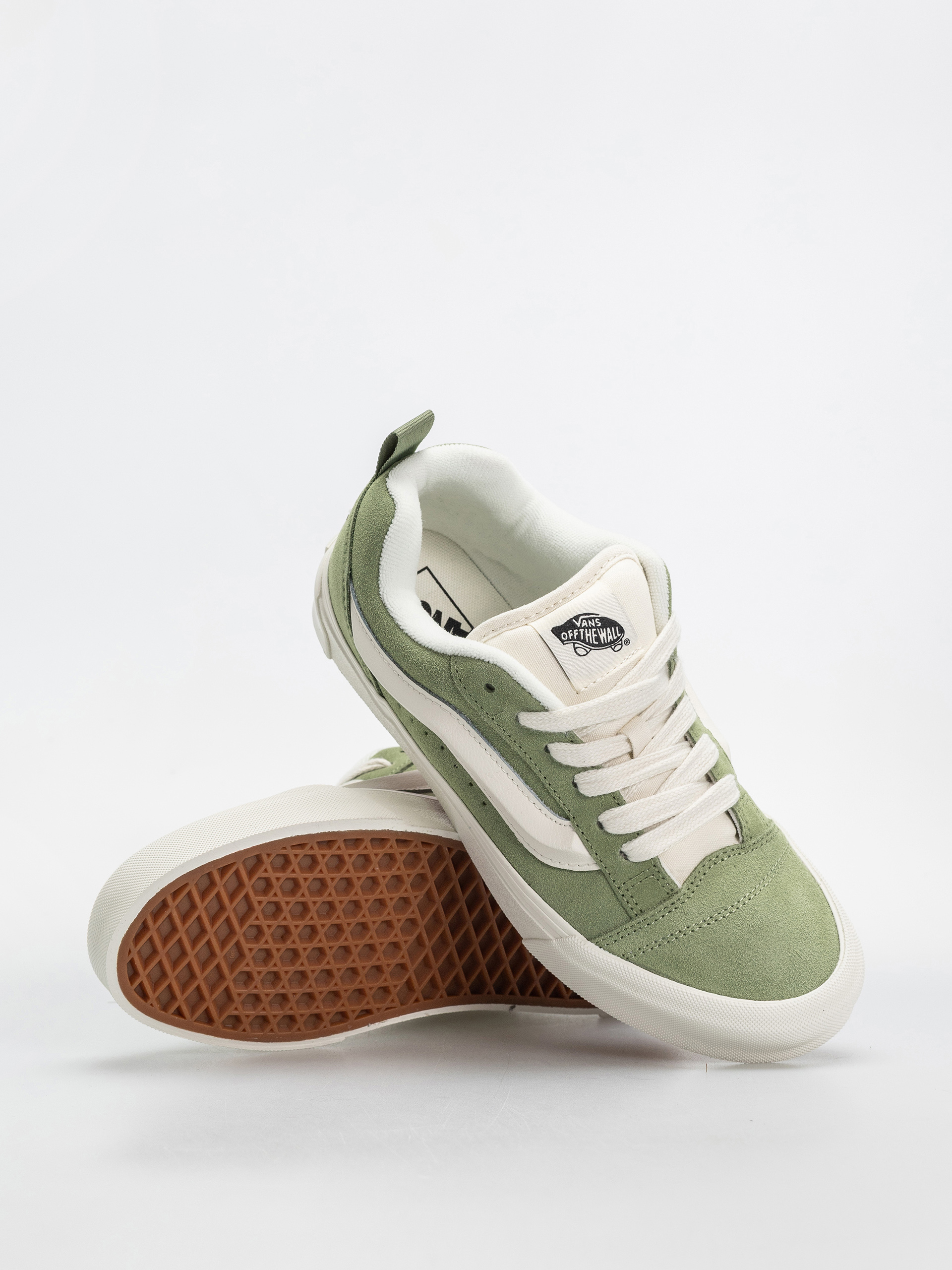 Boty Vans Knu Skool (suede neutral olive)