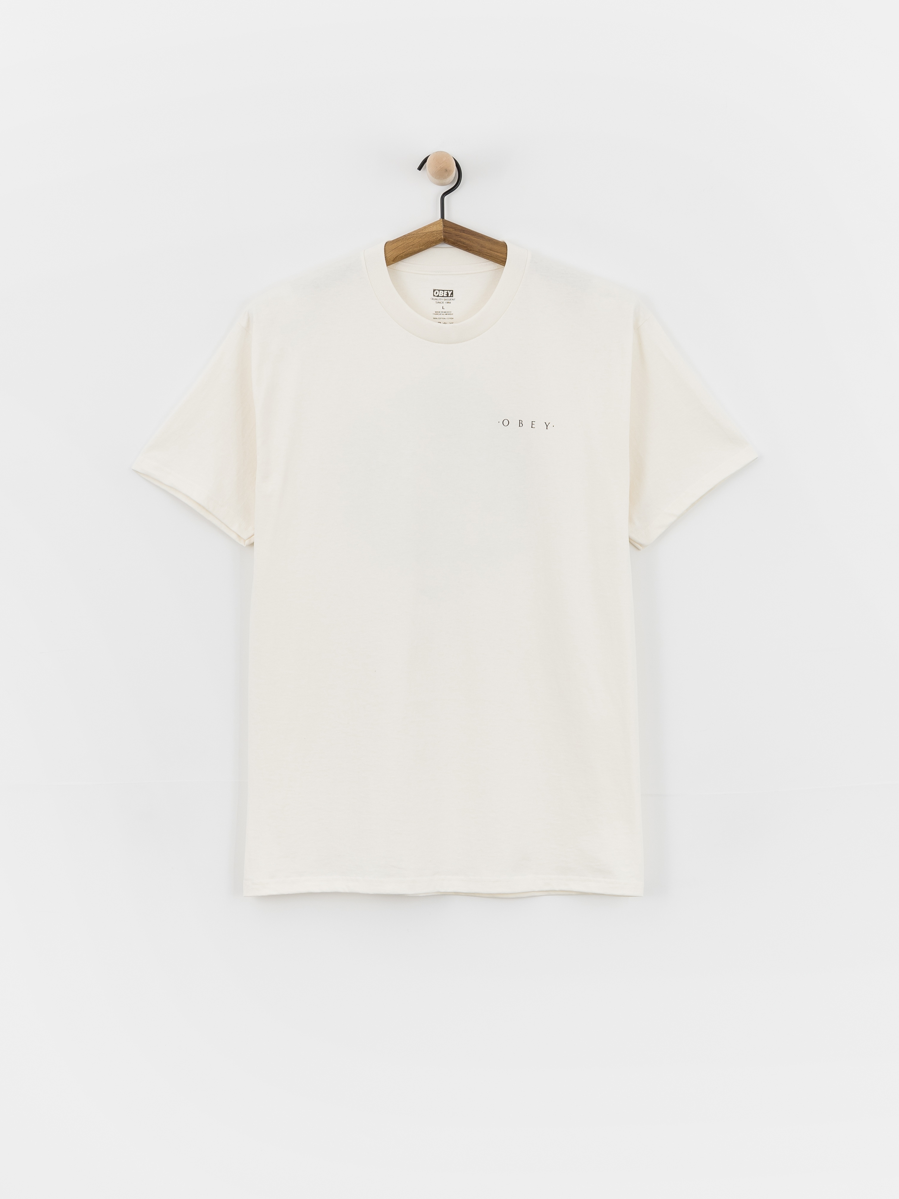 Tričko OBEY Architecture Of The Uni (vintage white)