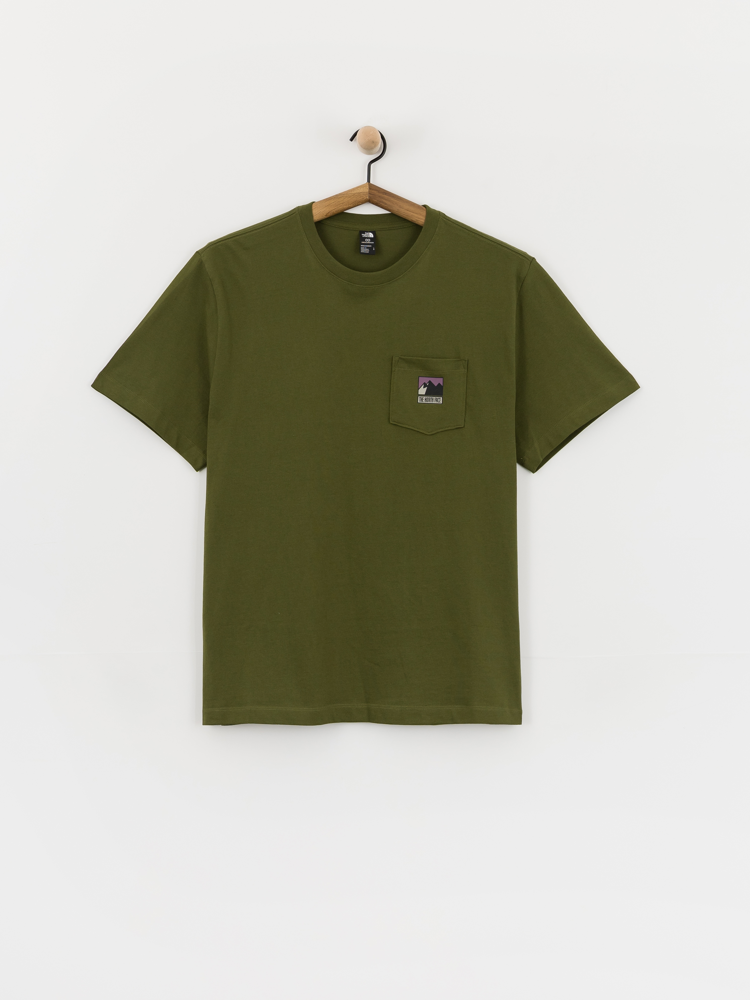 Tričko The North Face Mountain Logo Relaxed (woodland green)