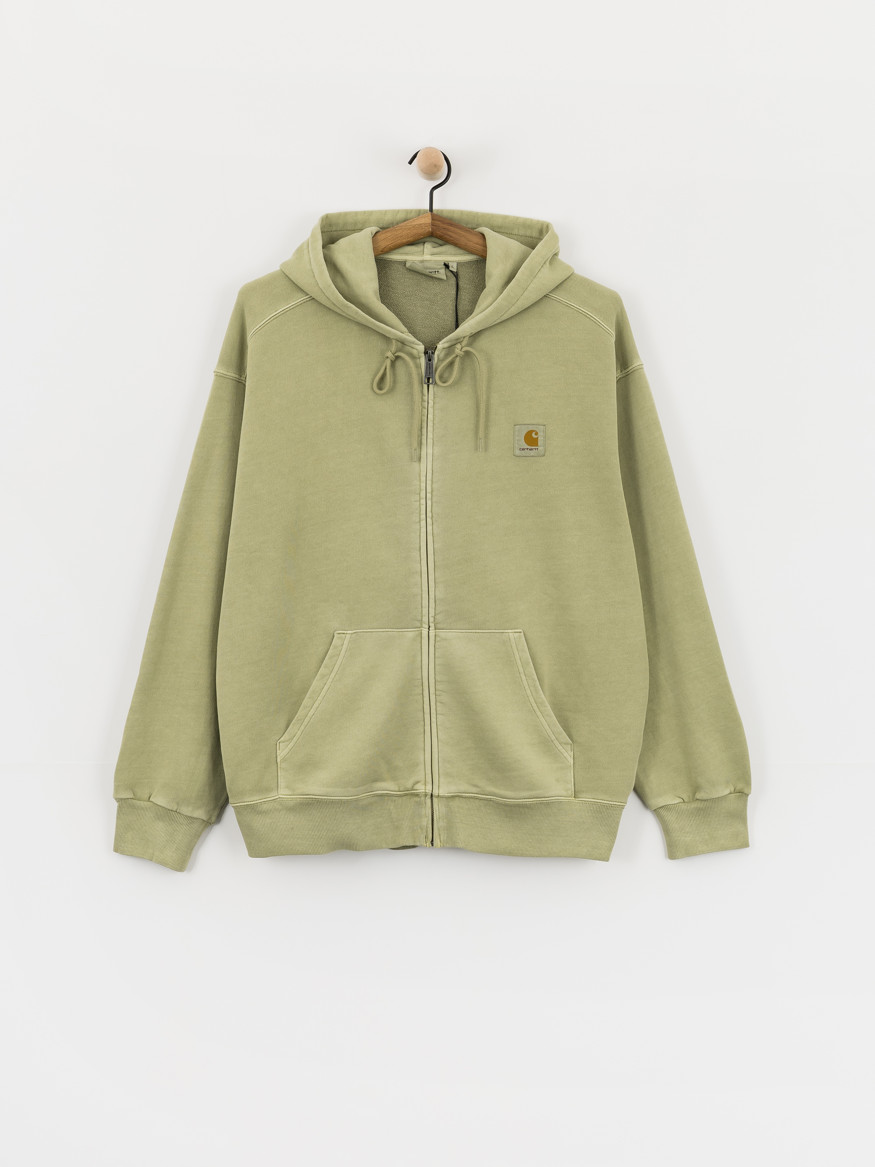 Mikina s kapucí Carhartt WIP Nelson ZHD (gentle green)