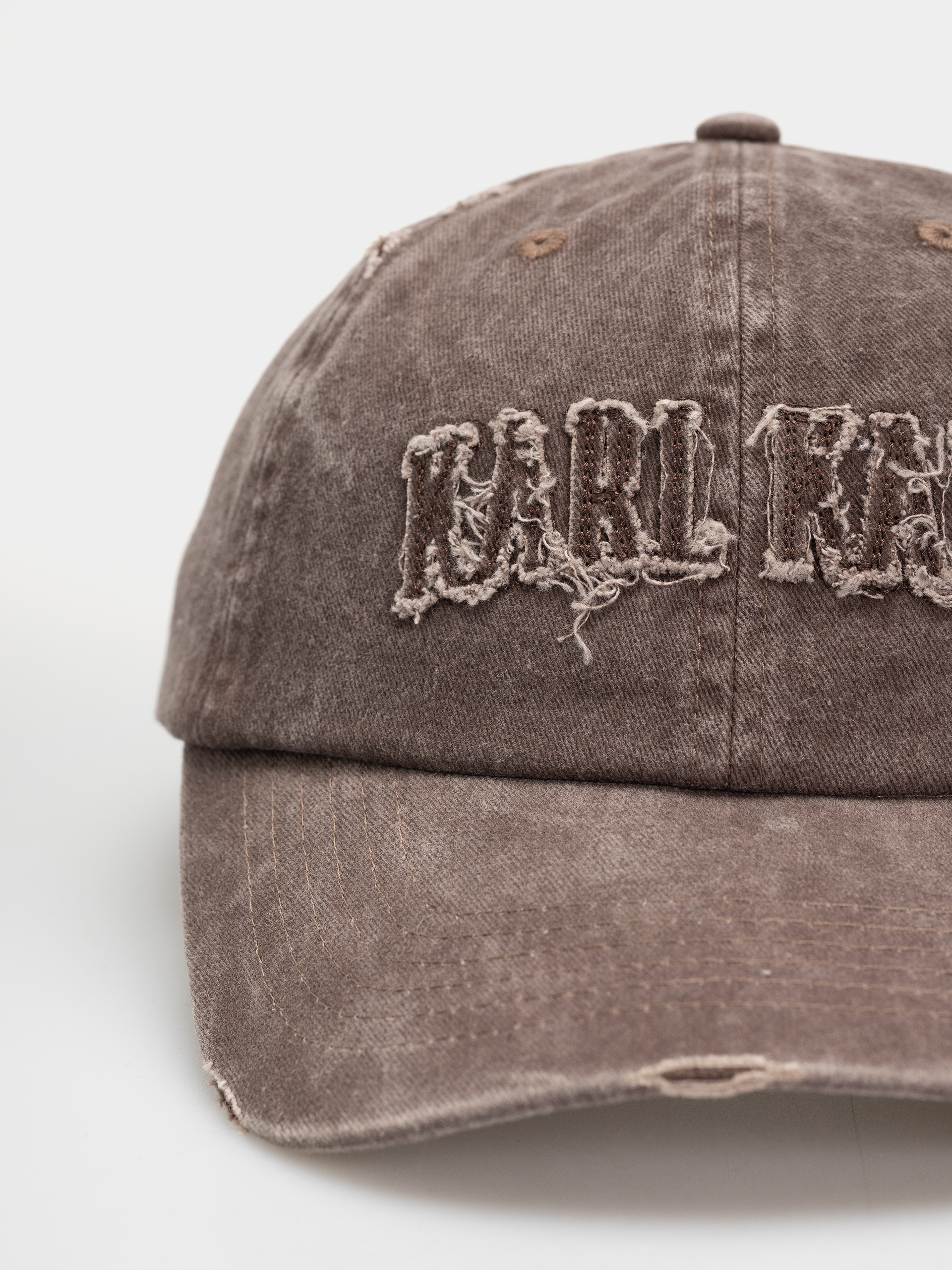 Kšiltovka  Karl Kani Heritage Distressed Twill Baseball (brown)