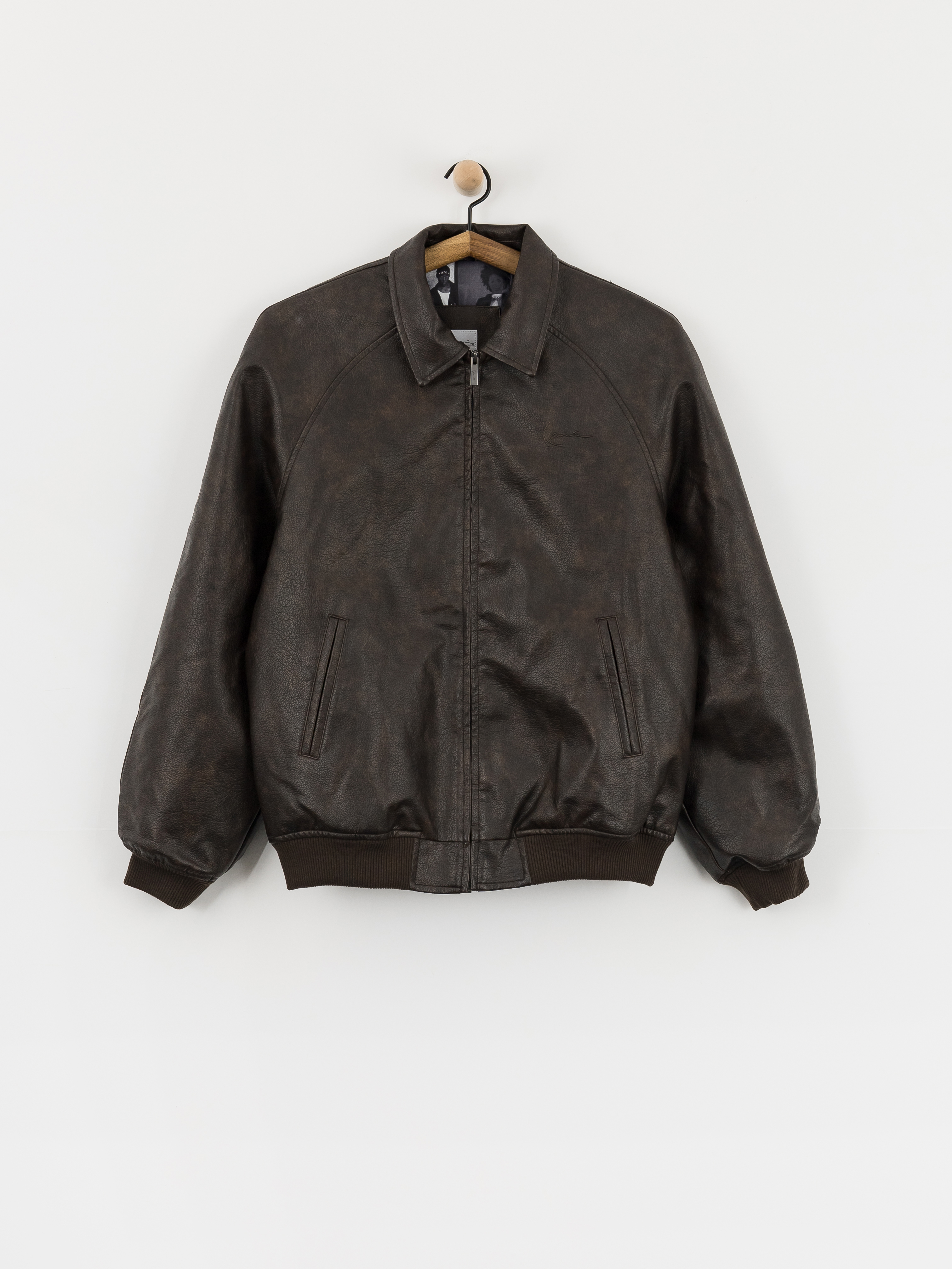 Bunda Karl Kani Signature Pu Leather Bomber
