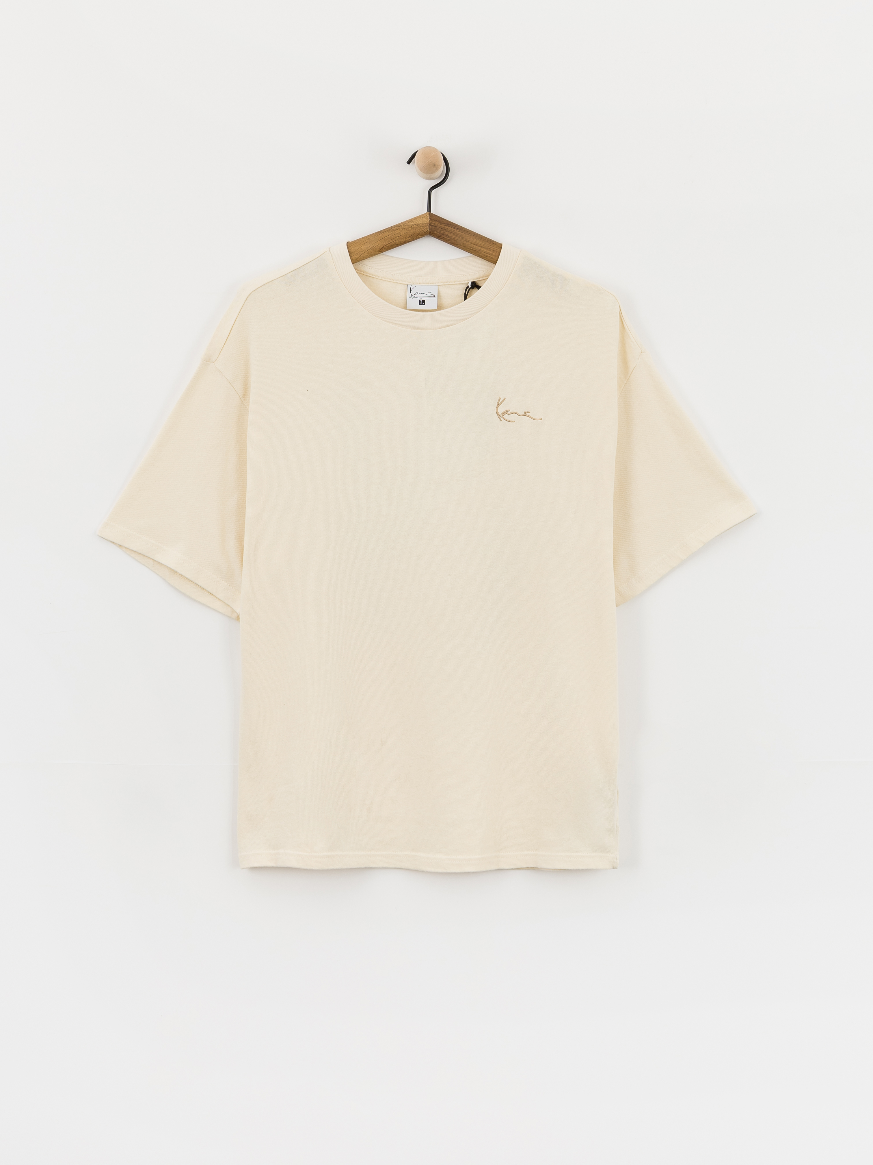 Tričko Karl Kani Signature Washed Oversized (white)