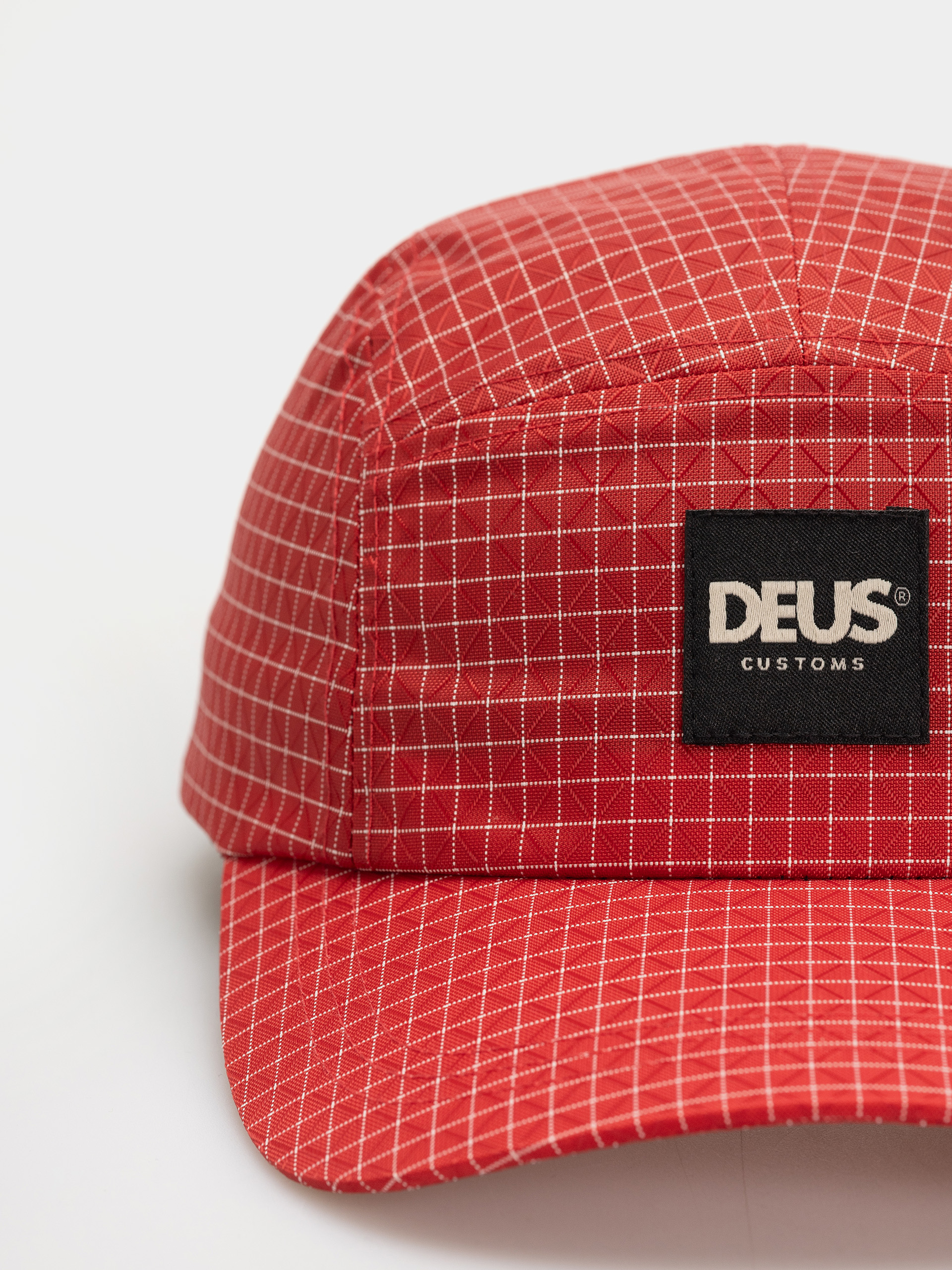 Kšiltovka  Deus Ex Machina Tower 5 Panel (red)