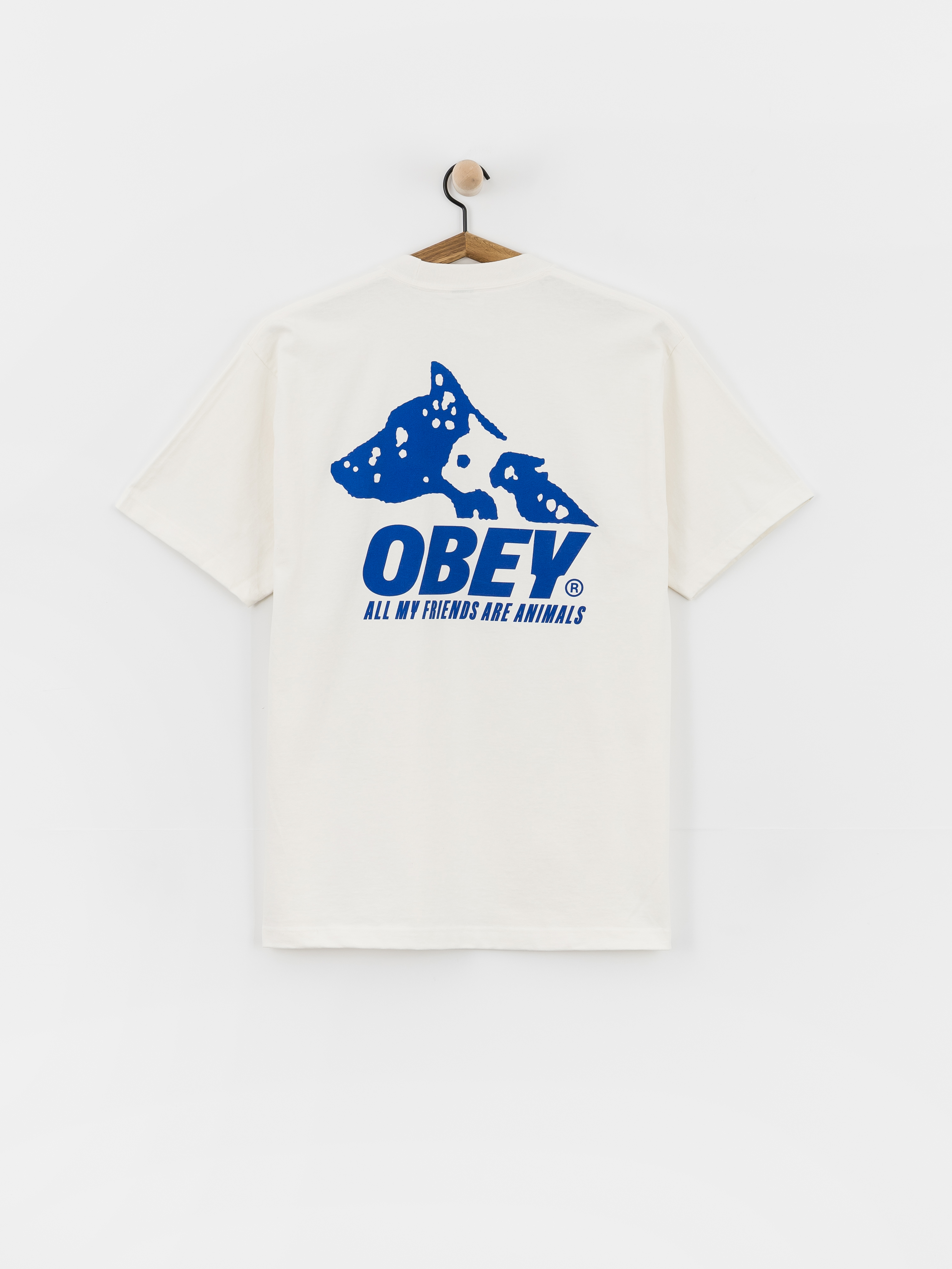 Tričko OBEY Animals (vintage white)