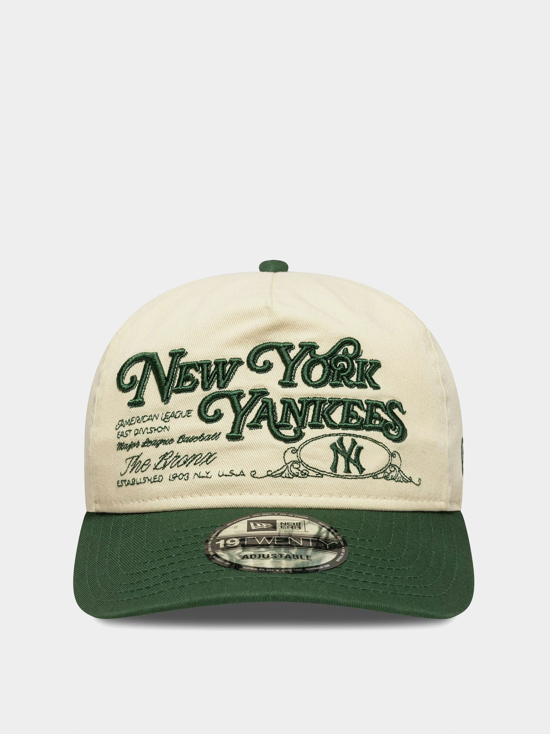 Kšiltovka  New Era Washed Graphic 19Twenty New York Yankees (light cream/cigar)