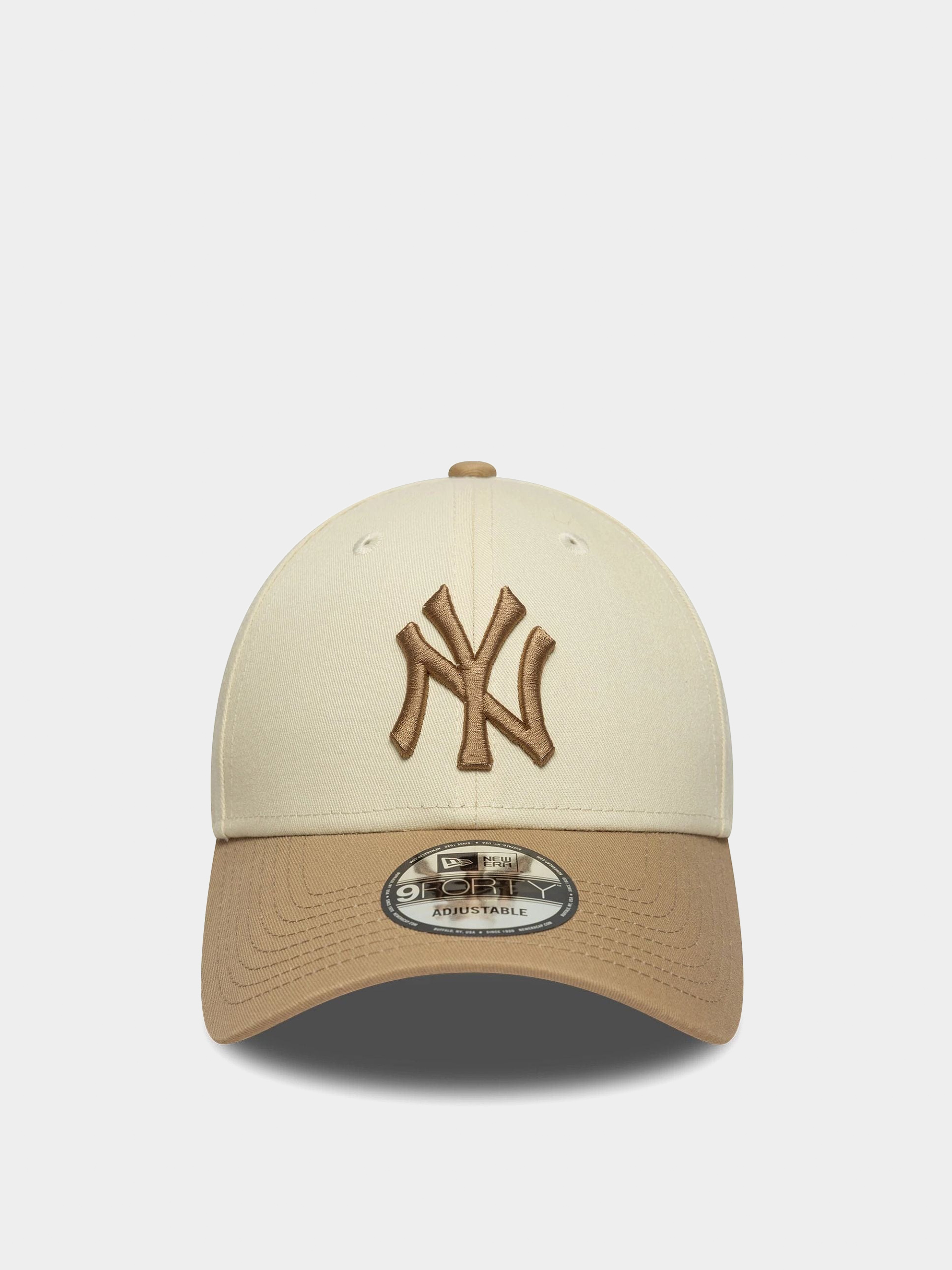 Kšiltovka  New Era Colour Block 9Forty New York Yankees (light cream/camel)