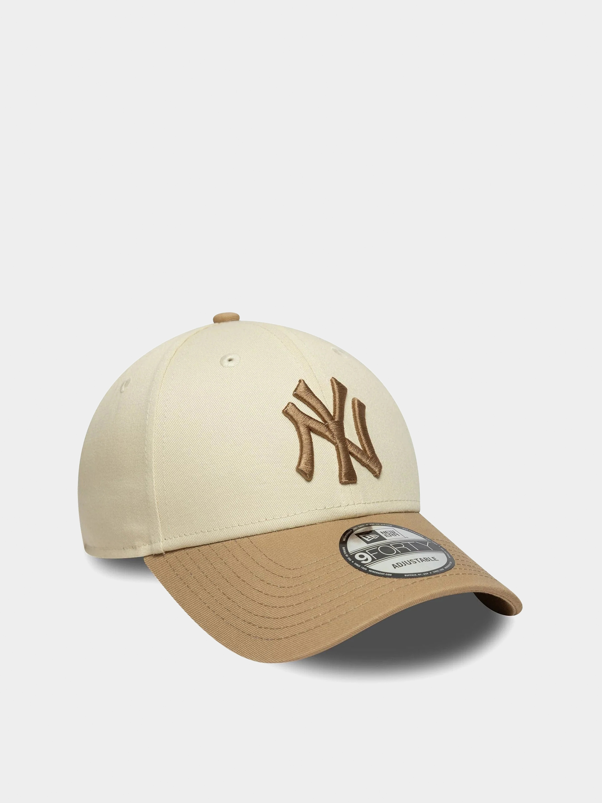 Kšiltovka  New Era Colour Block 9Forty New York Yankees (light cream/camel)