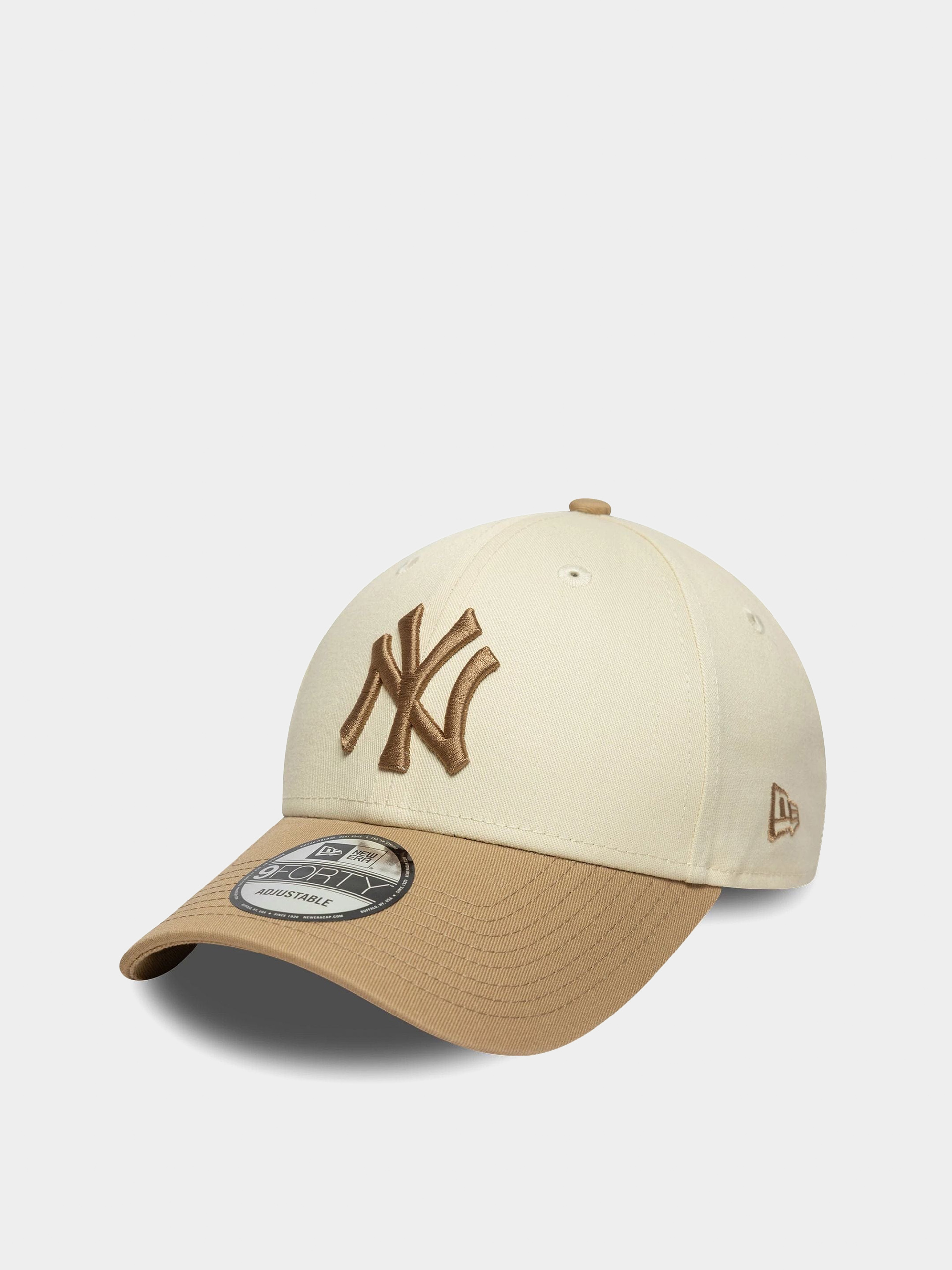 Ku0161iltovka  New Era Colour Block 9Forty New York Yankees (light cream/camel)