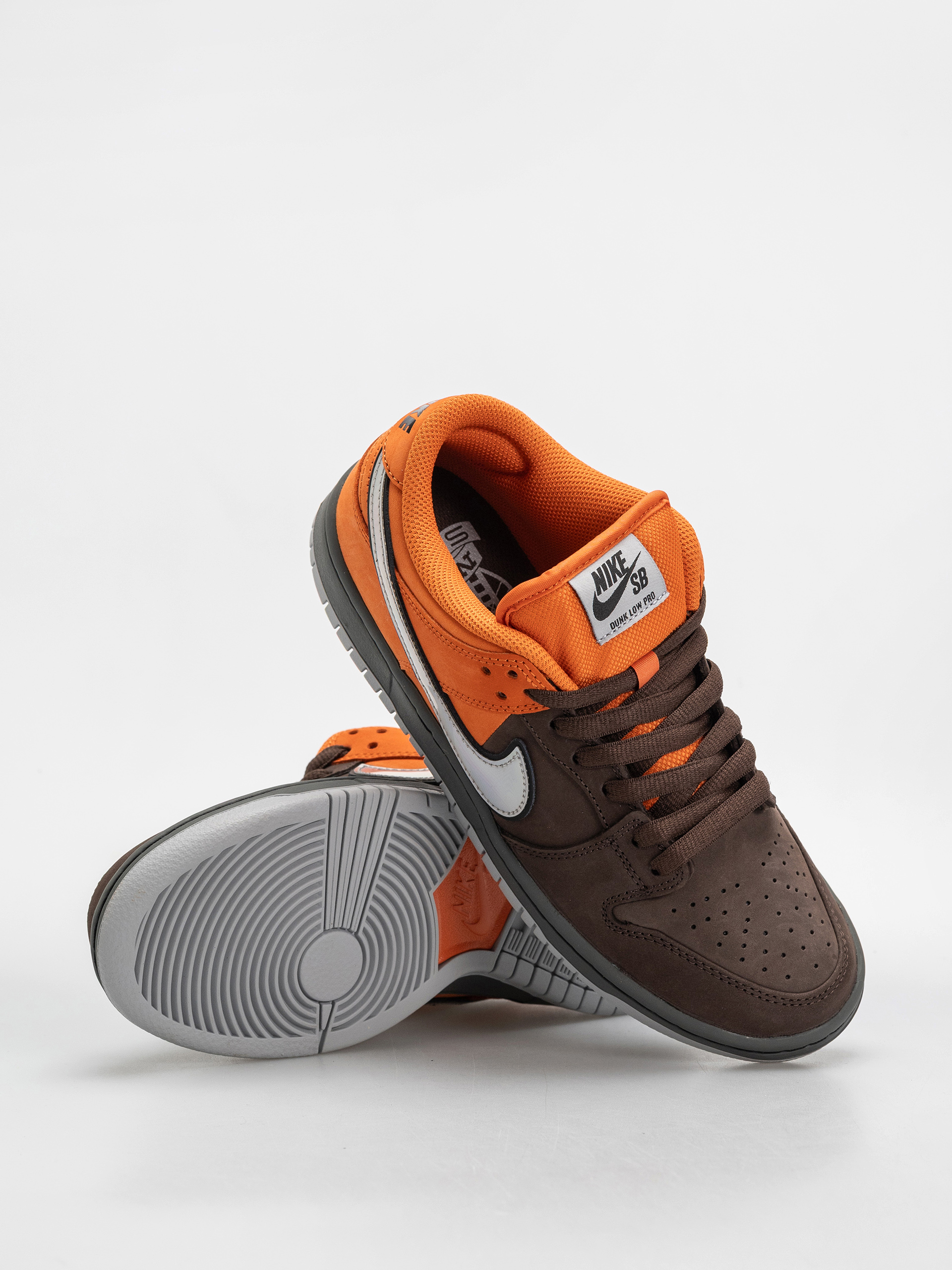Boty Nike SB Dunk Low Pro (safety orange/wolf grey baroque brown)