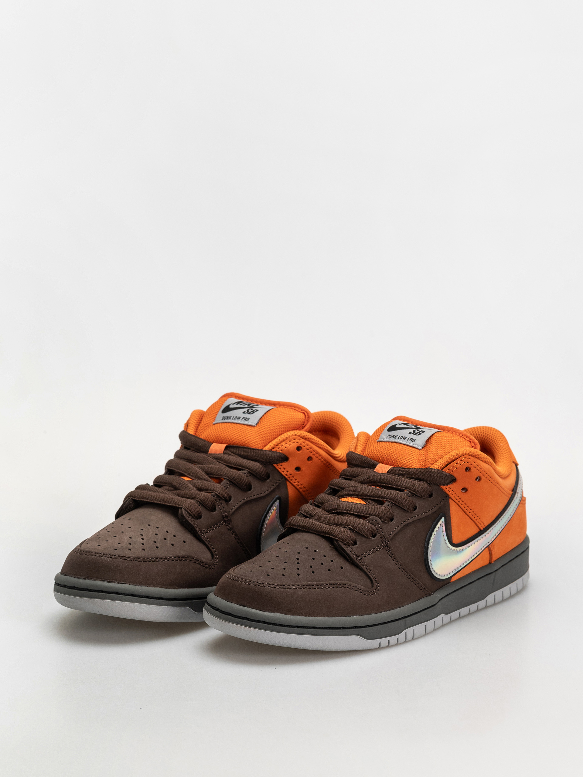 Boty Nike SB Dunk Low Pro (safety orange/wolf grey baroque brown)