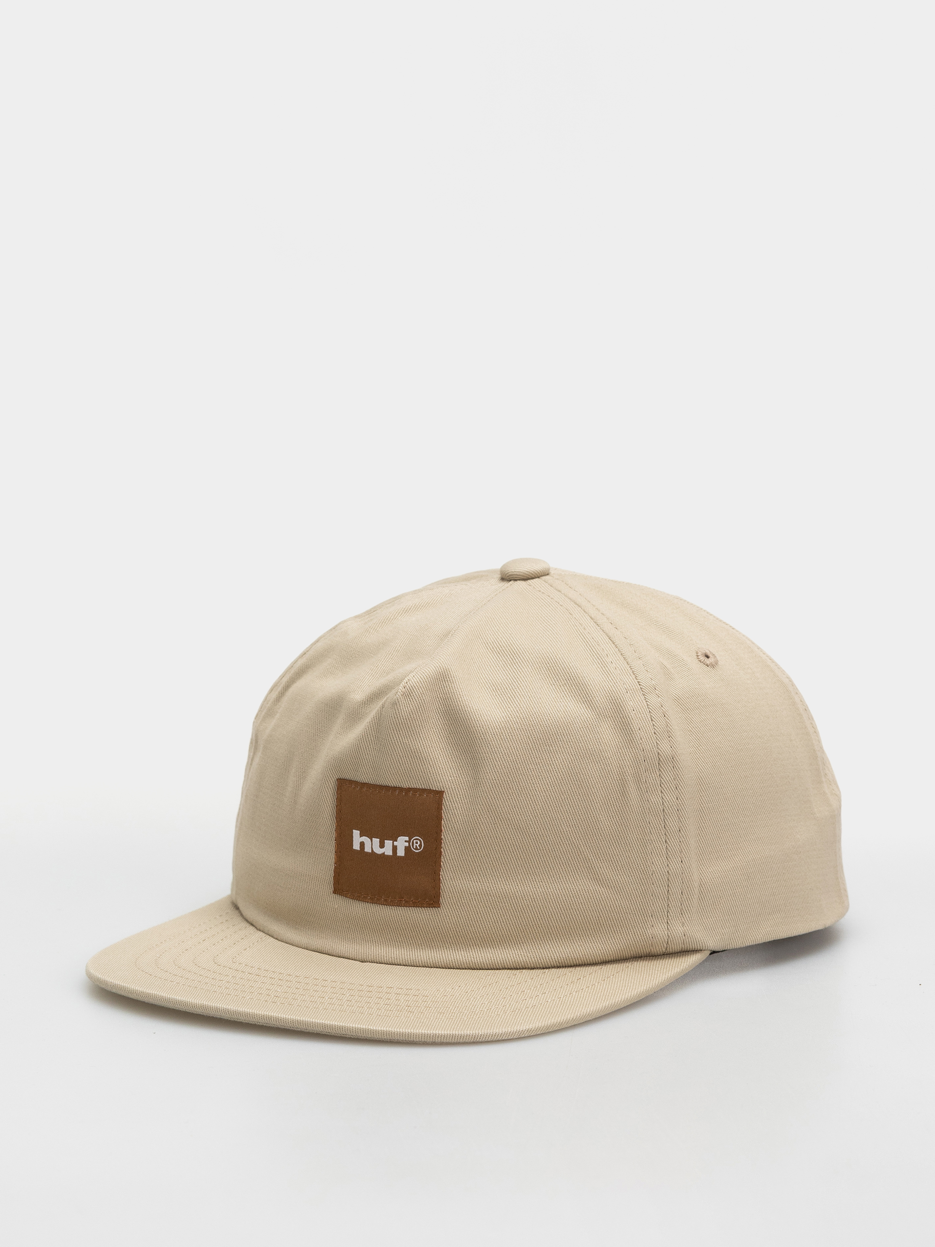 Kšiltovka  HUF Box Logo (tan/brown)