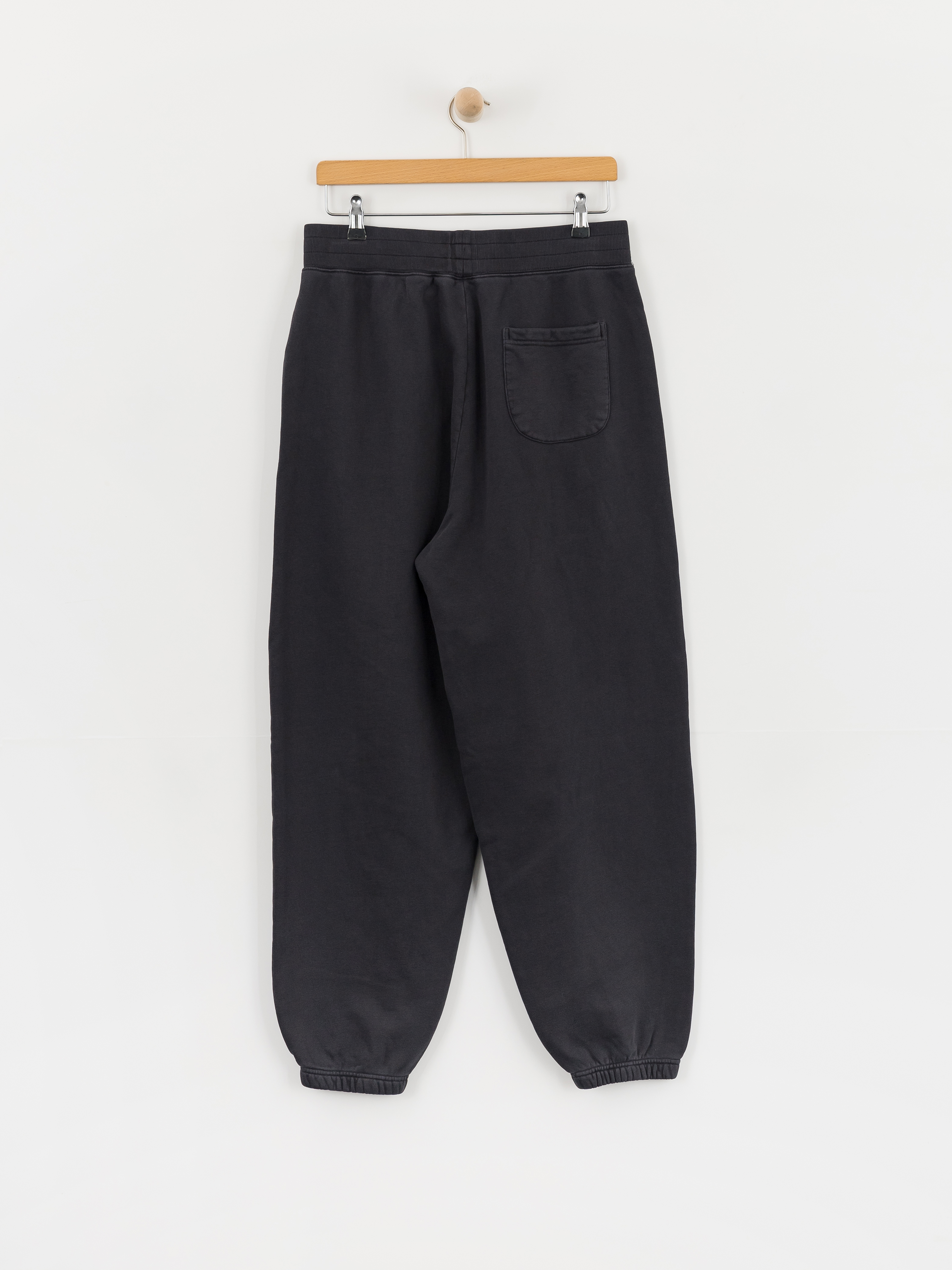 Kalhoty Deus Ex Machina Shield Garment Dyed Track (black)