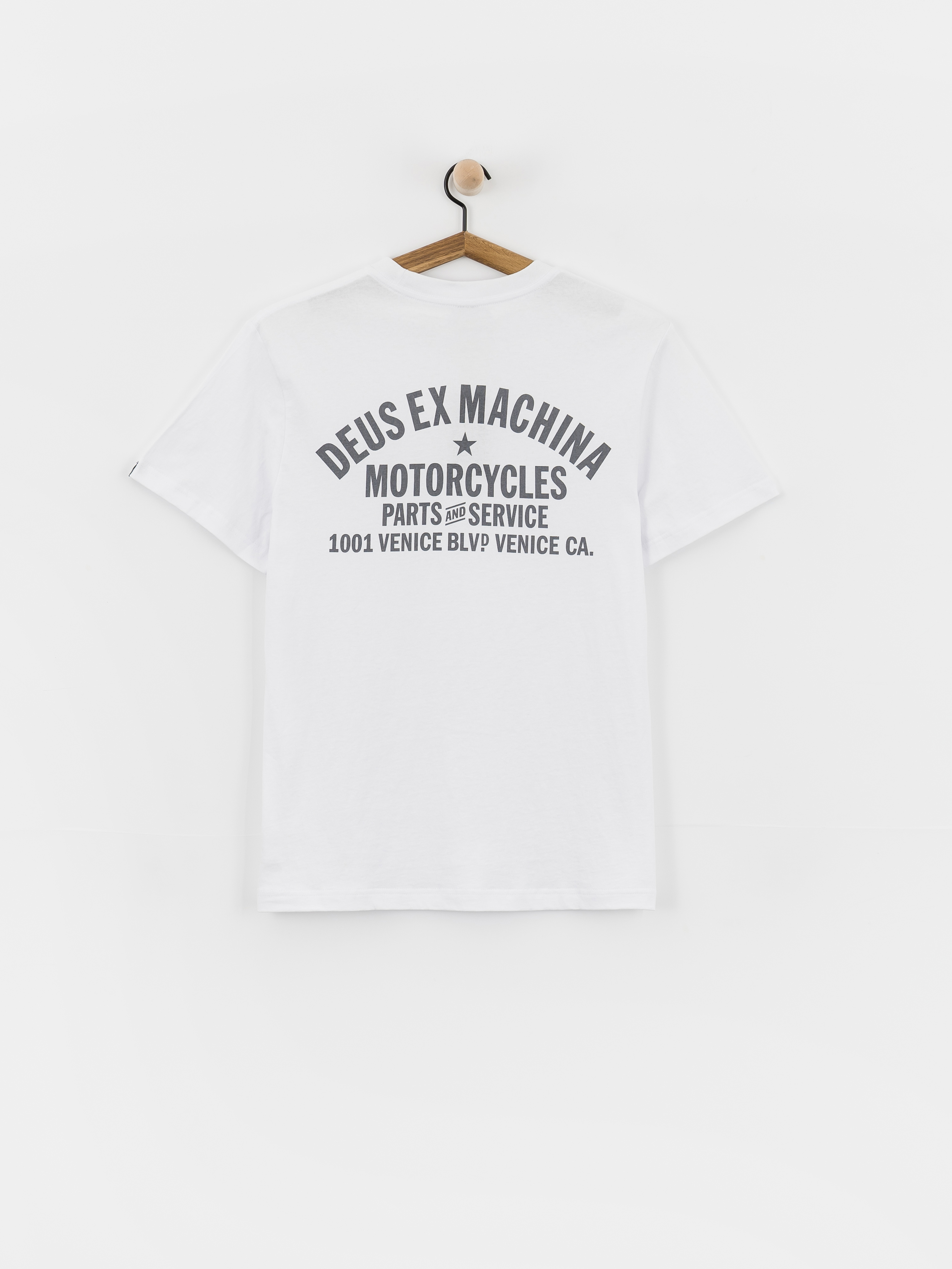 Tričko Deus Ex Machina Venice Address (white)