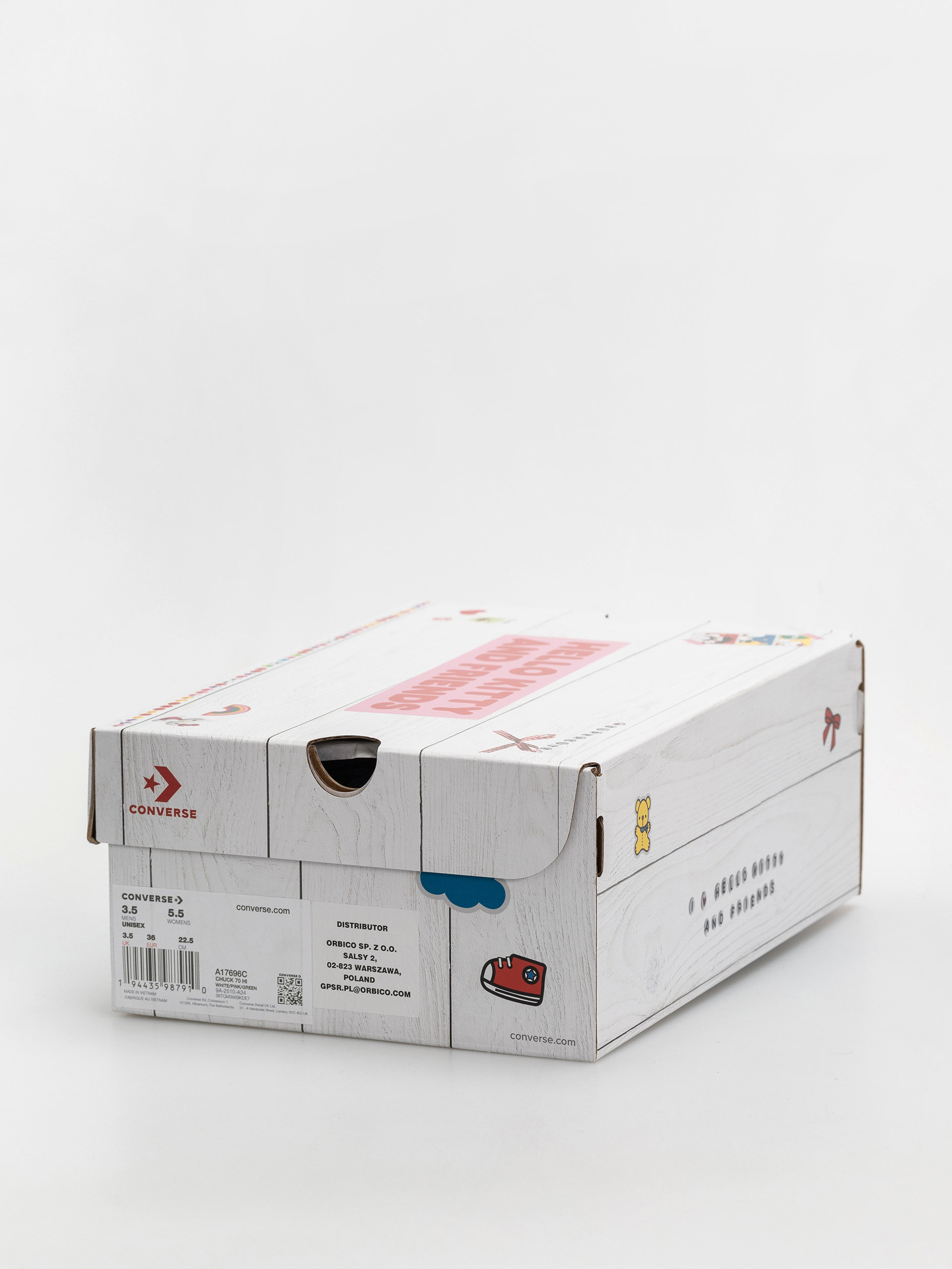 Tenisky Converse Chuck 70 Hi (white/pink/green)