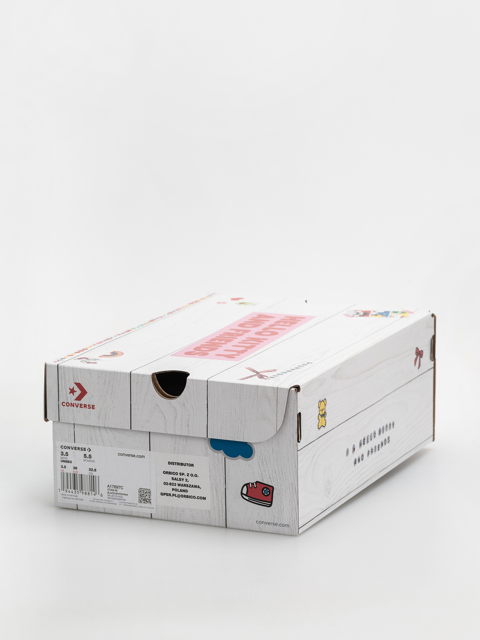 Tenisky Converse Chuck Taylor All Star Hi (black/white/pink)