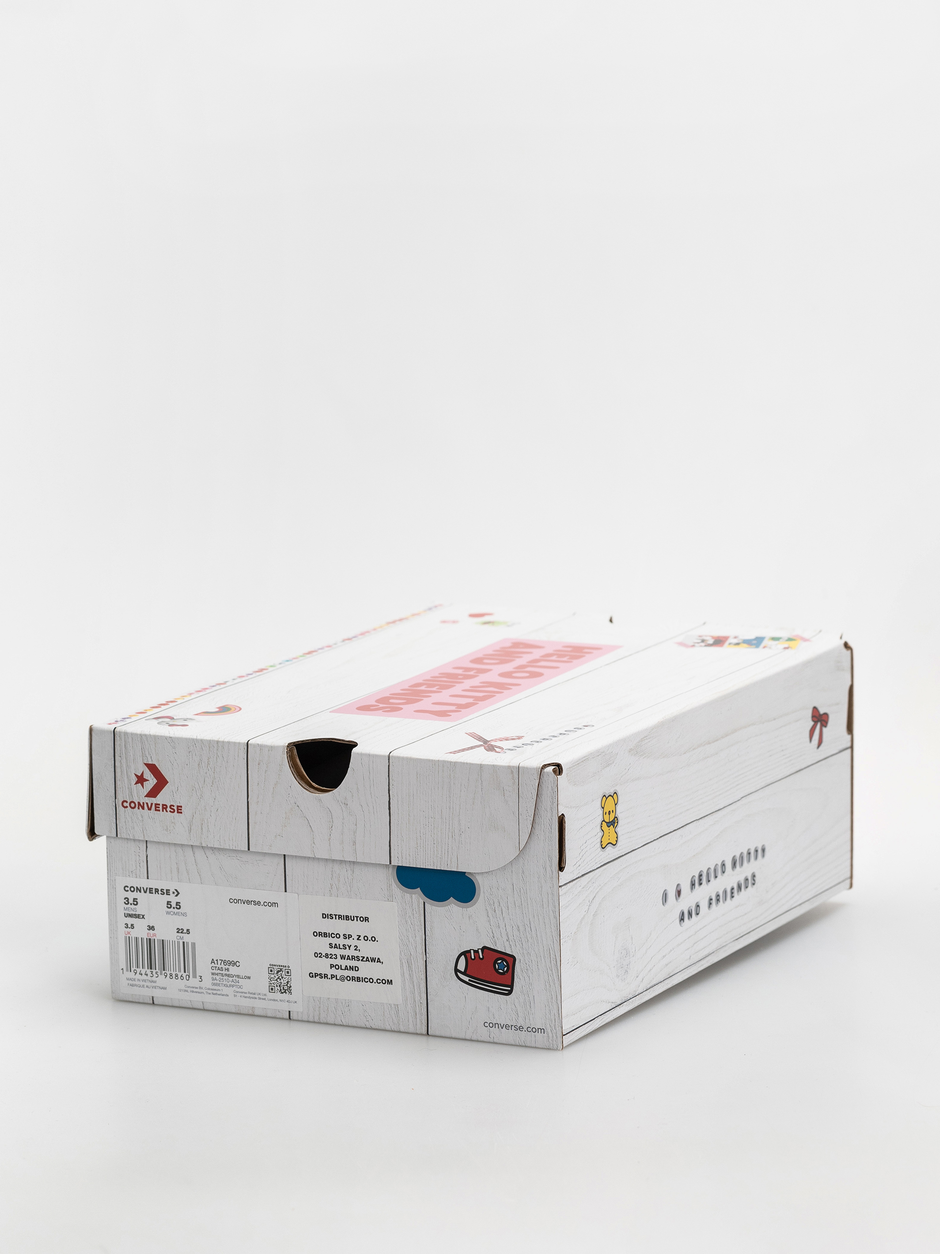 Tenisky Converse Chuck Taylor All Star Hi (white/red/yellow)