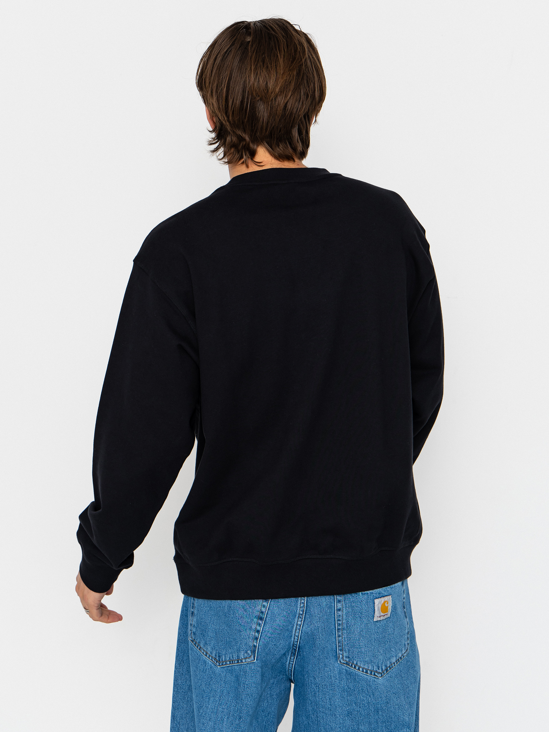 Mikina New Balance Athletics French Terry Crew (black)