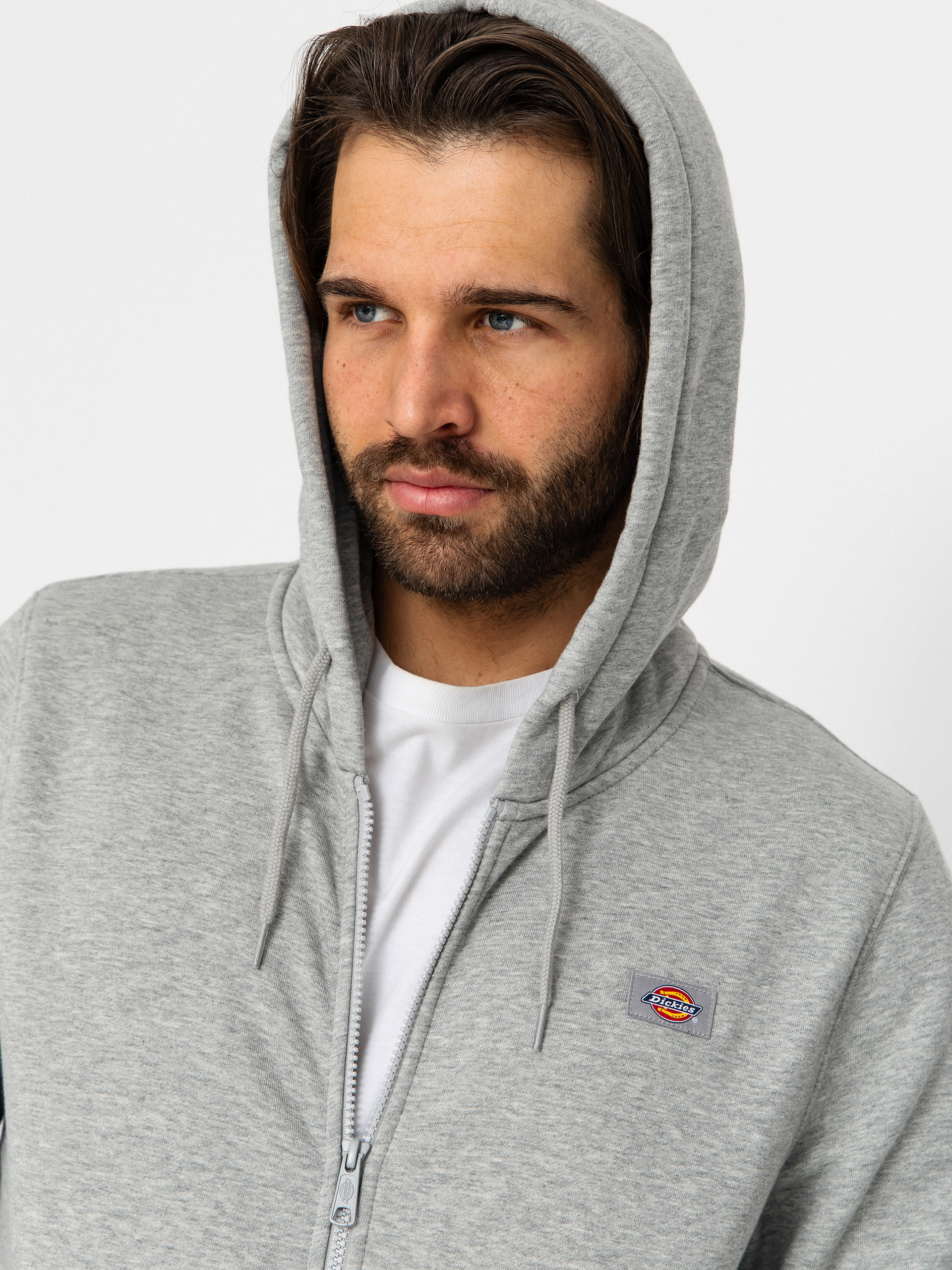 Mikina s kapucí Dickies Oakport ZHD (heather grey)