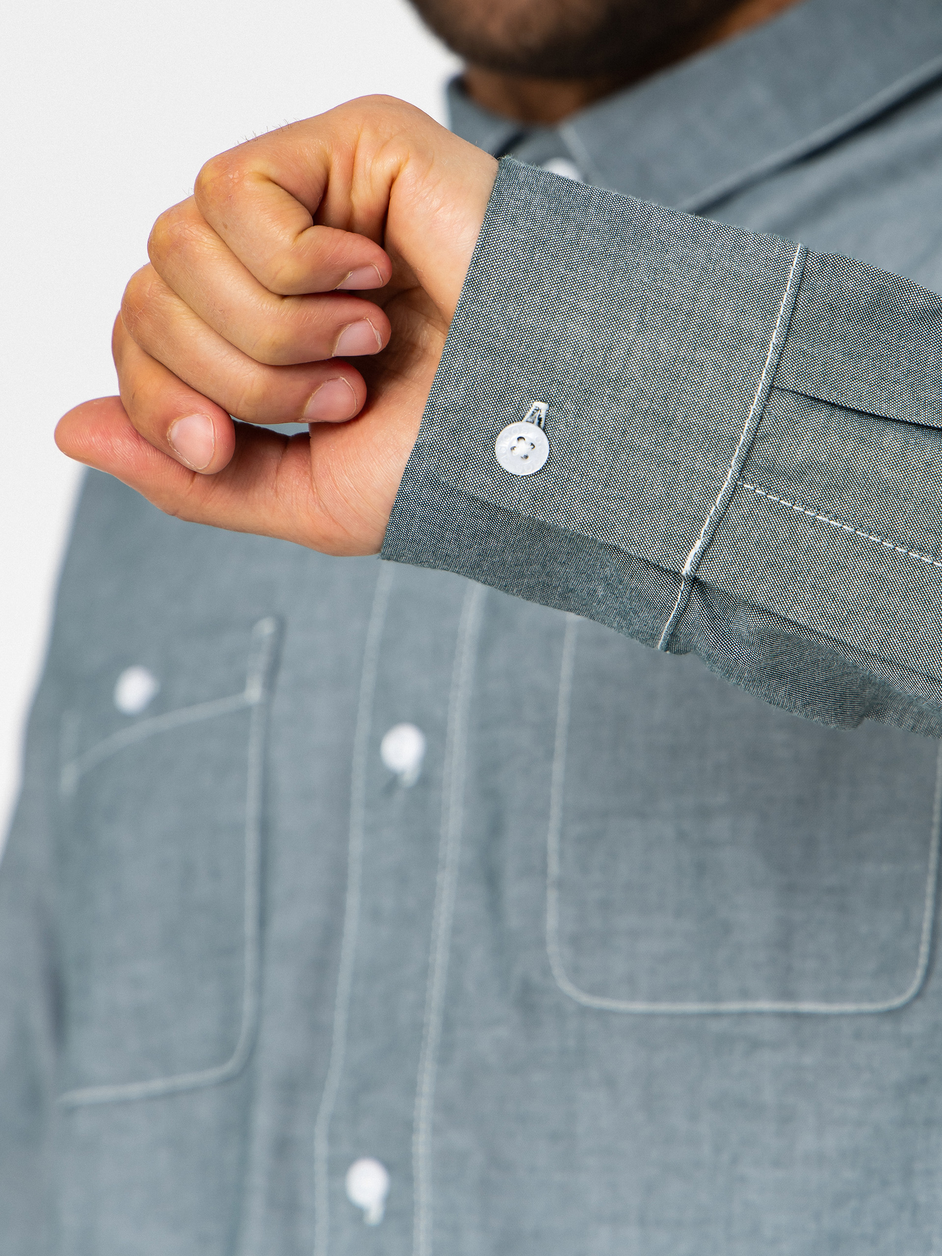 Košile adidas Gonz Button (aurivy/white)