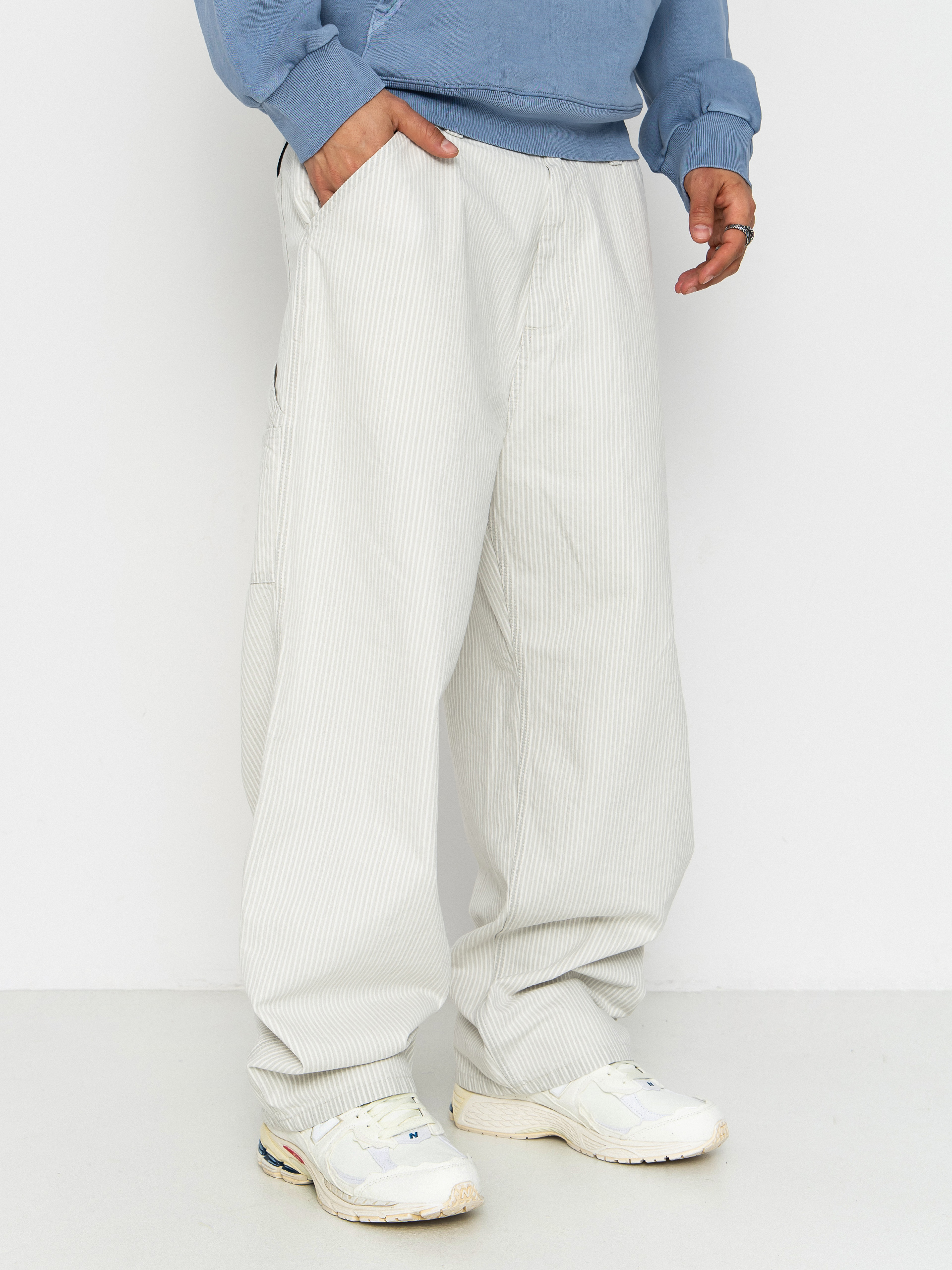 Kalhoty Carhartt WIP Mercer Single Knee (mercer stripe/graphite/wax)