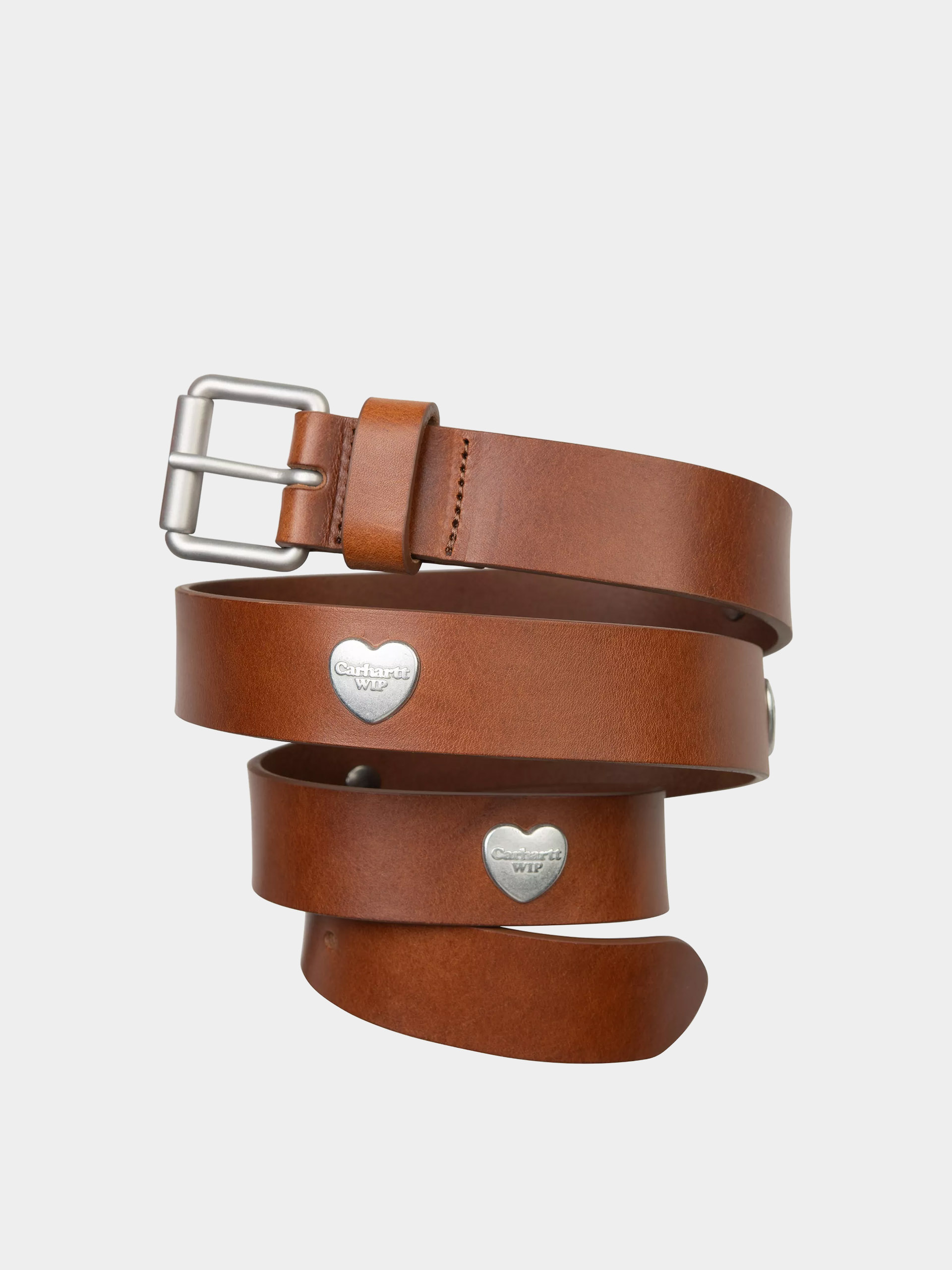 Pásek Carhartt WIP Tylor (cognac/silver)