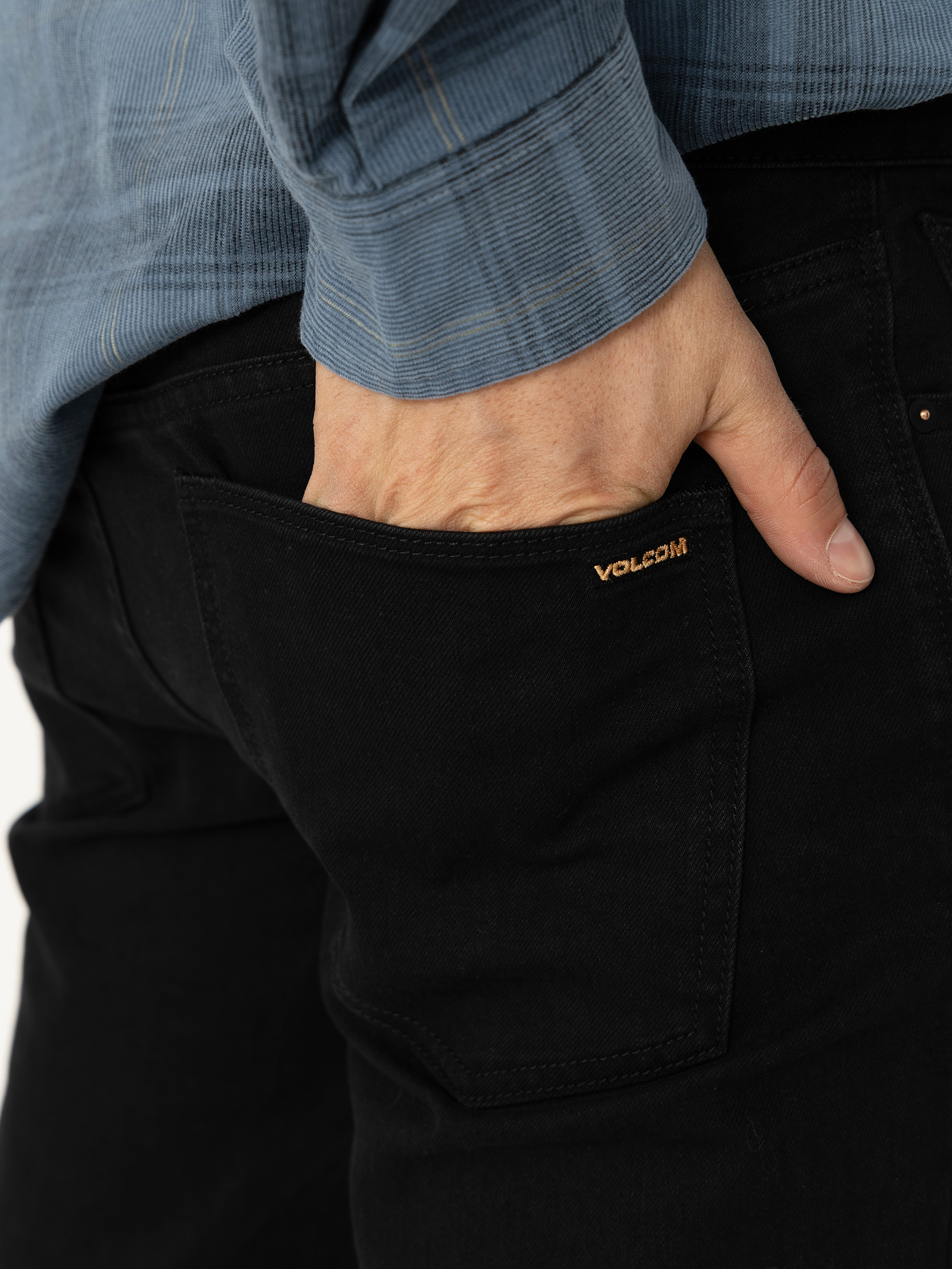 Kalhoty Volcom Vorta (black out)