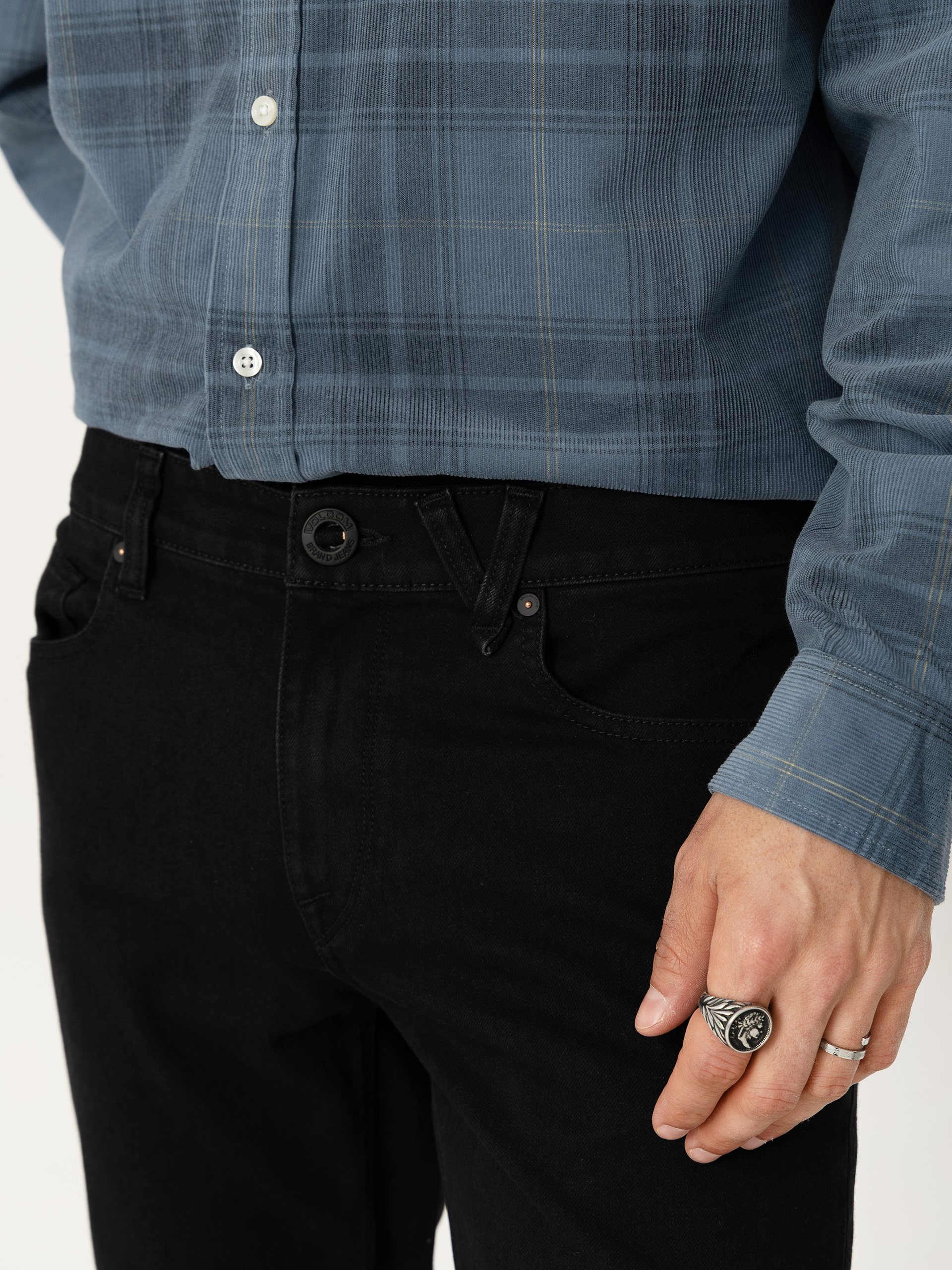 Kalhoty Volcom Vorta (black out)