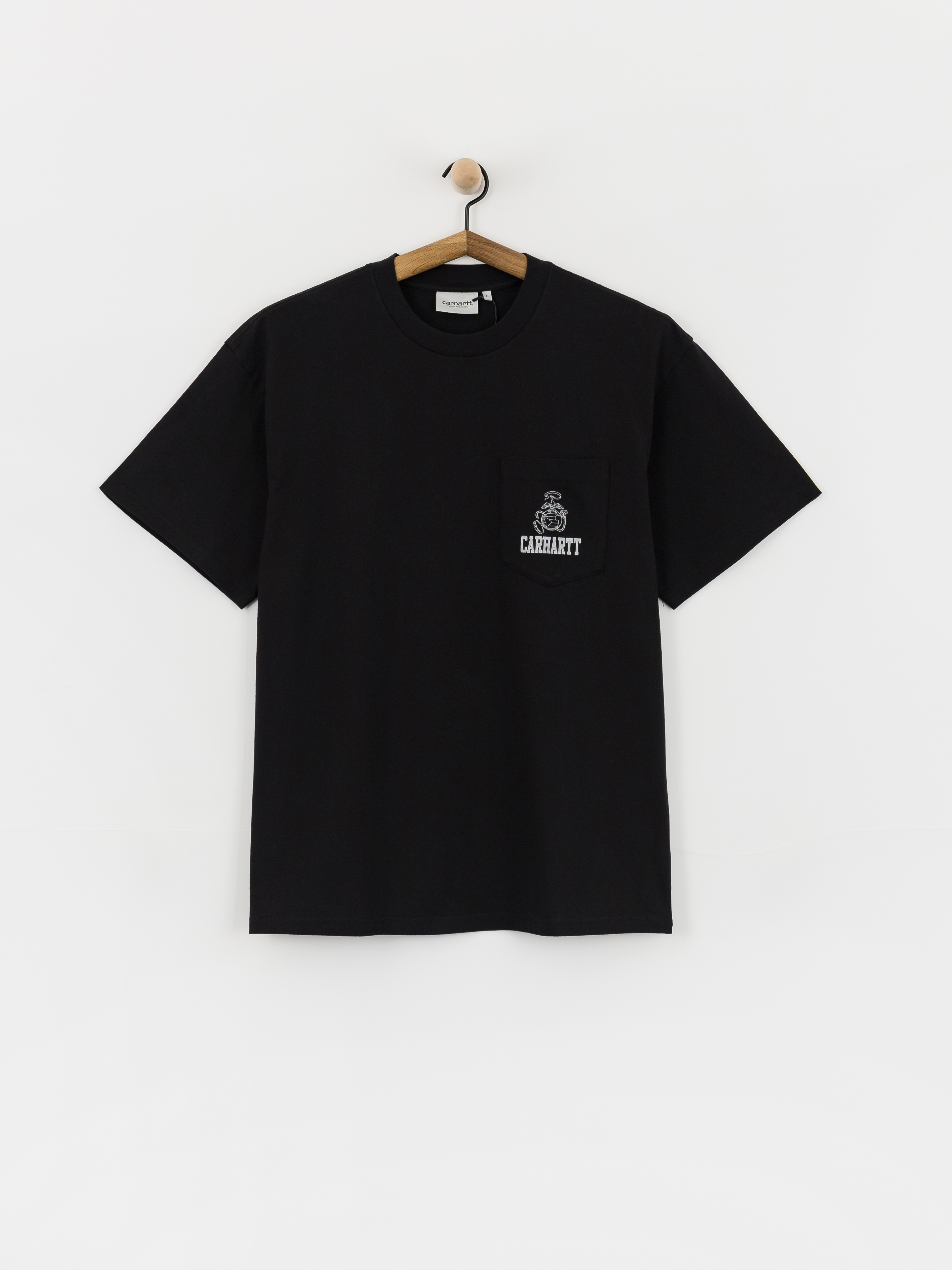 Tričko Carhartt WIP Pond Corps Pocket (black)